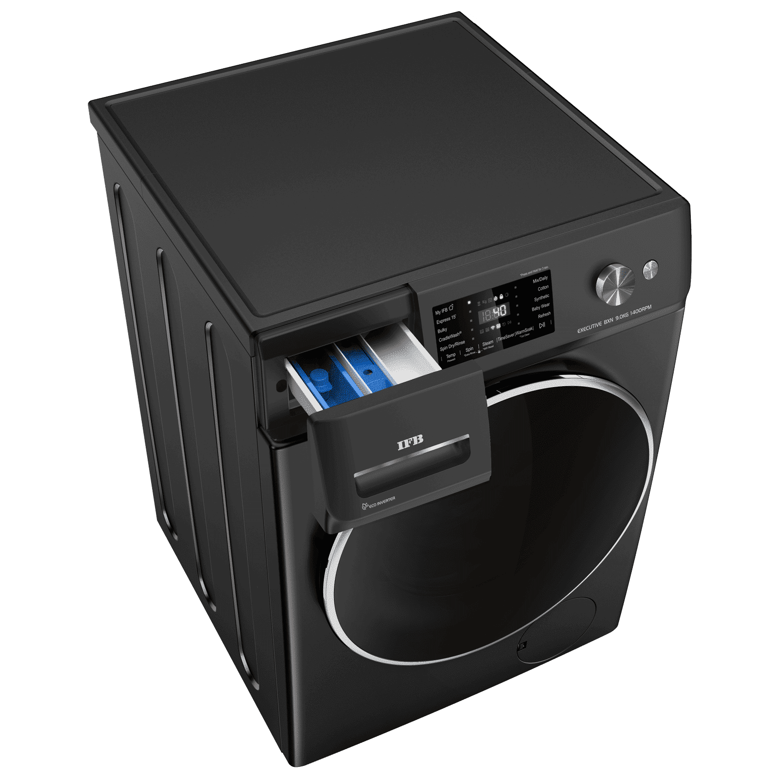 IFB 9 kg 5 Star Wi-Fi Inverter Fully Automatic Front Load Washing Machine (Executive BXN 9014K, AI Technology, Black)_8