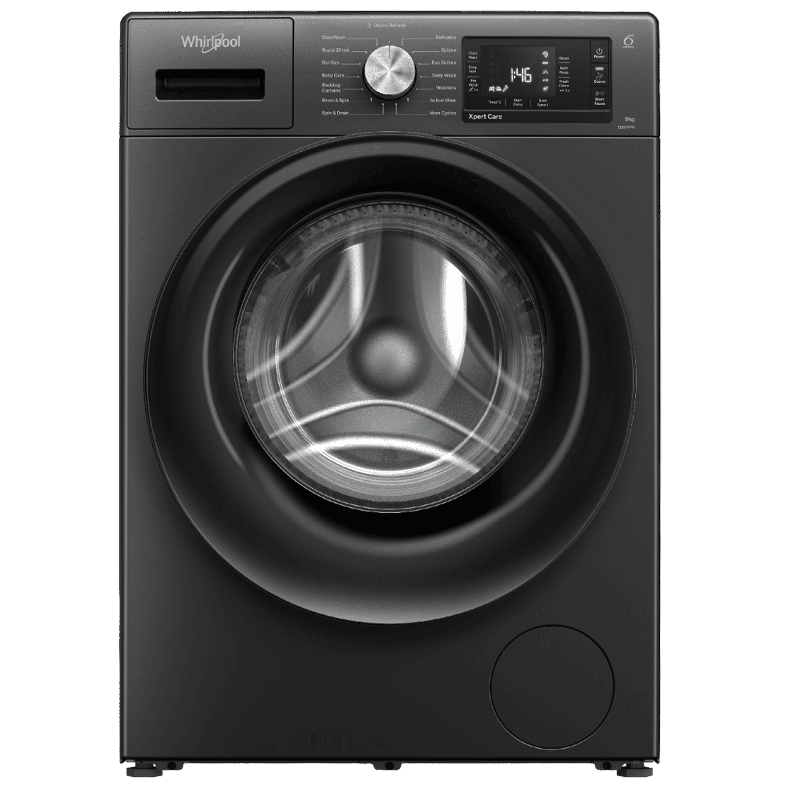 Whirlpool 9 kg 5 Star Inverter Fully Automatic Front Load Washing Machine (XPERT CARE OZONE, XO9012BYV53E, In-built Heater, Volcano Grey)_4