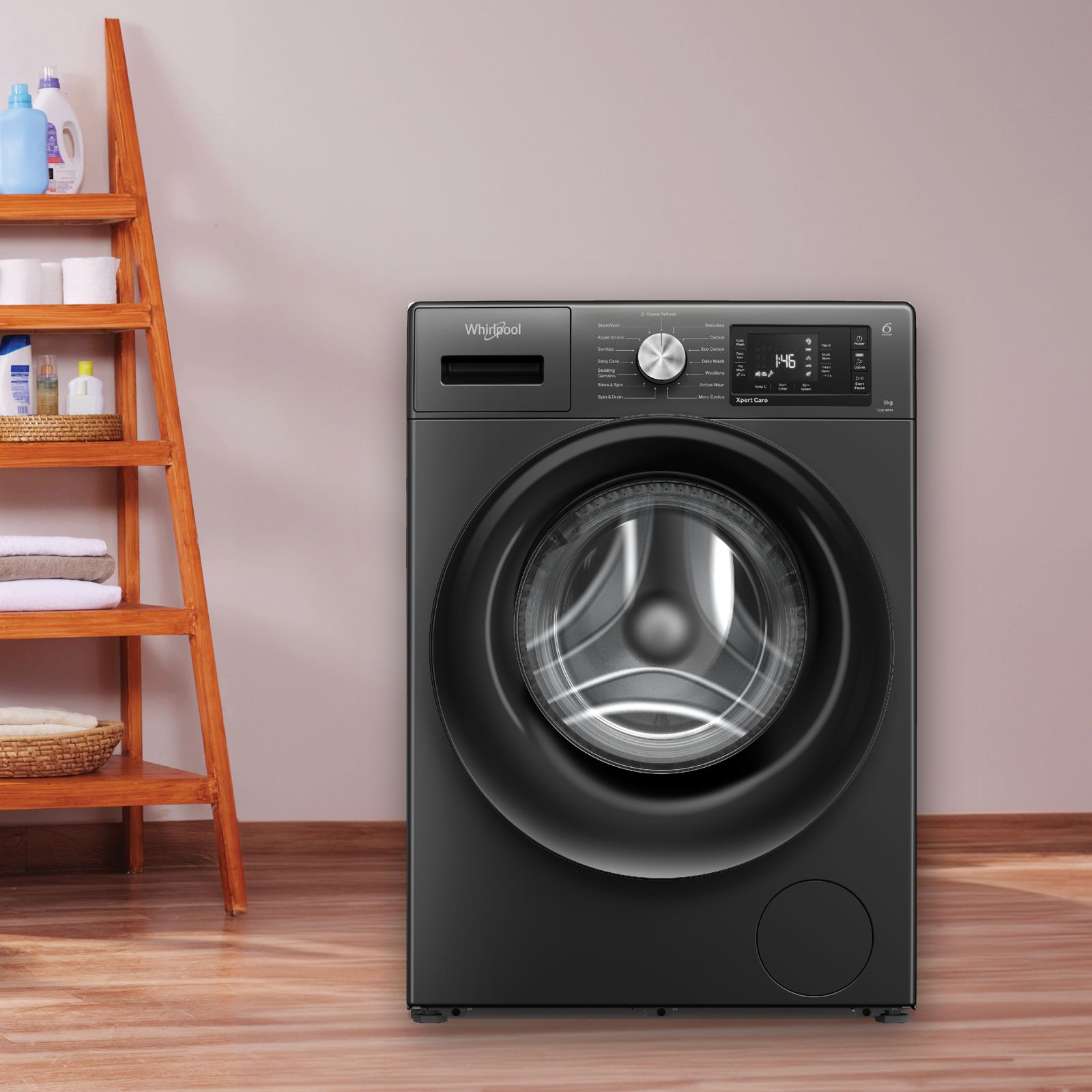 Whirlpool 9 kg 5 Star Inverter Fully Automatic Front Load Washing Machine (XPERT CARE OZONE, XO9012BYV53E, In-built Heater, Volcano Grey)_6