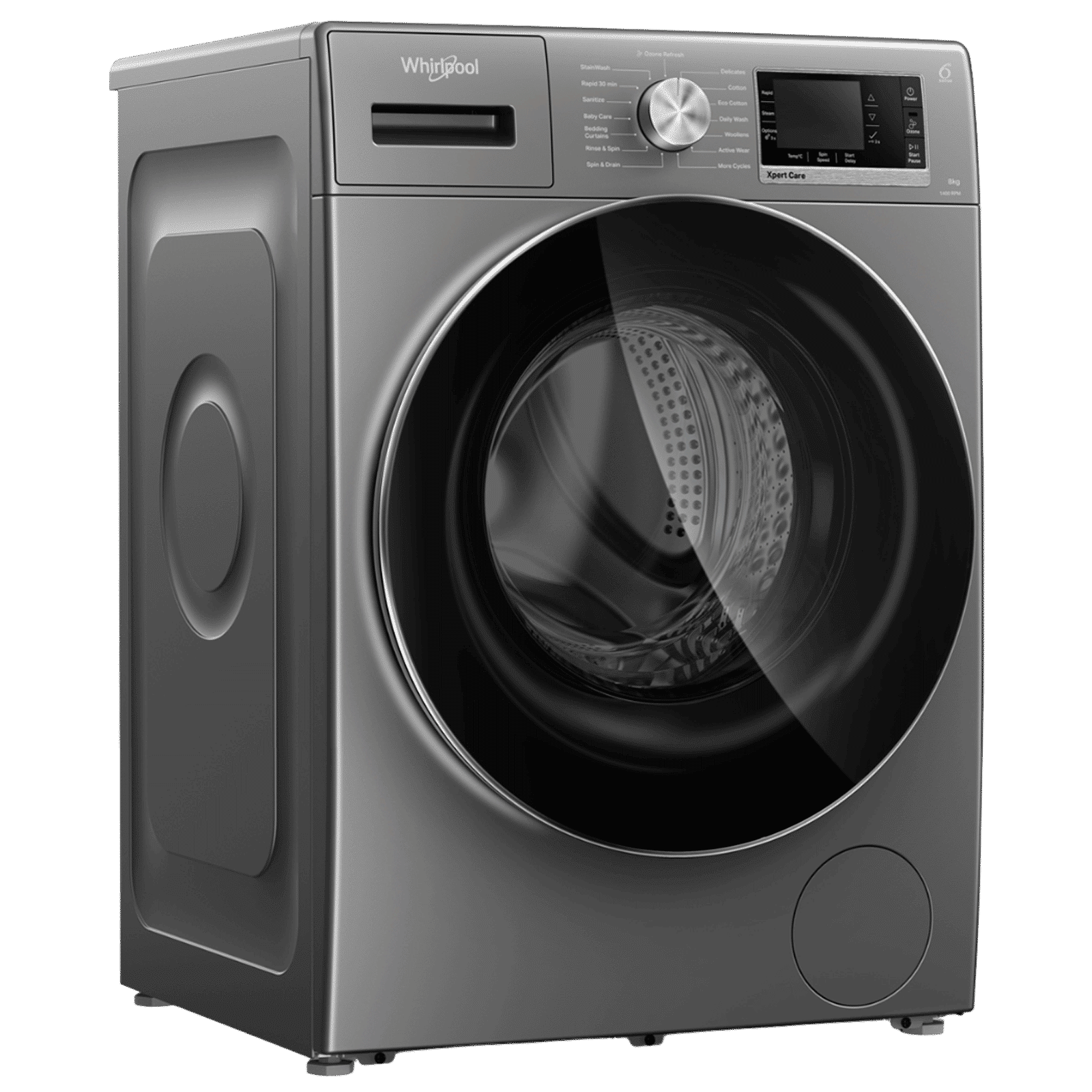 Whirlpool 8 kg 5 Star Inverter Fully Automatic Front Load Washing Machine (XPERT CARE OZONE, XO8014BYM53E, In-built Heater, Midnight Grey) Whirlpool 8 kg 5 Star Inverter Fully Automatic Front Load Washing Machine (XPERT CARE OZONE, XO8014BYM53E, In-built Heater, Midnight Grey)_5