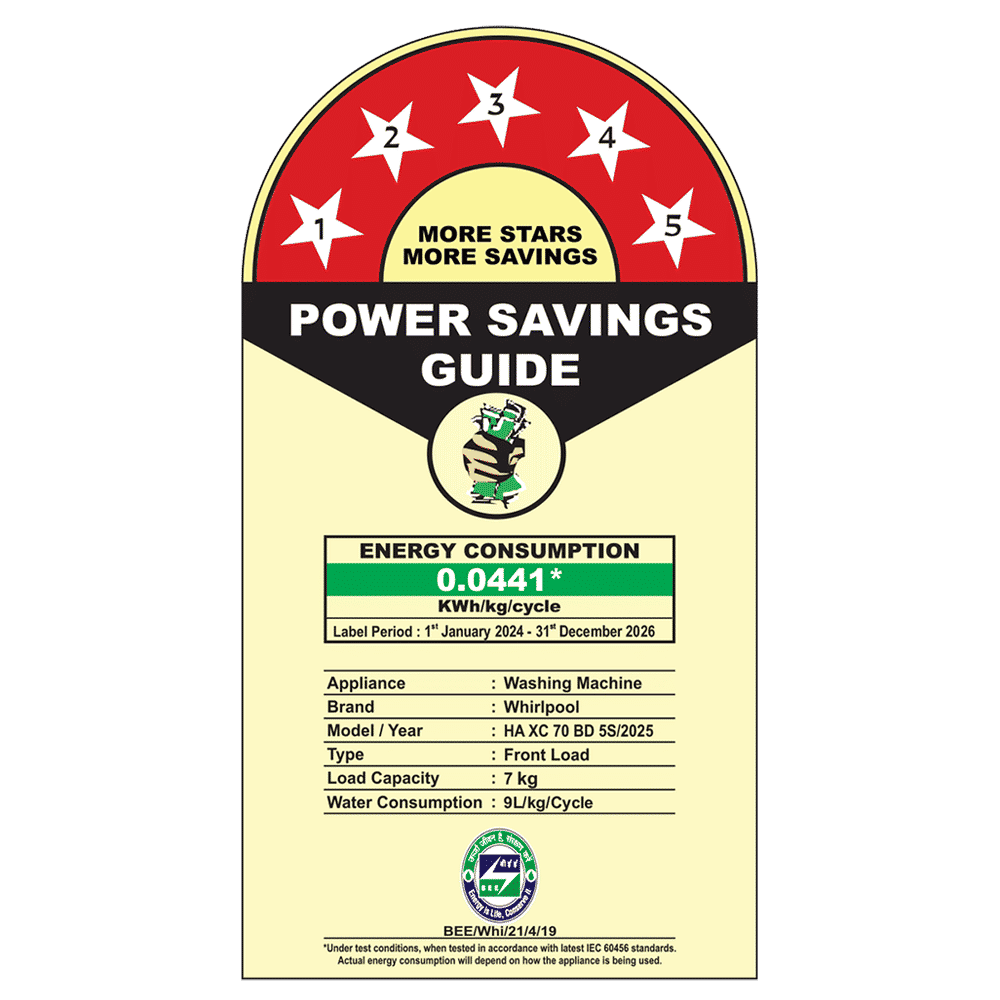 Whirlpool 7 kg 5 Star Inverter Fully Automatic Front Load Washing Machine (XPERT CARE STEAM, XS7012BYM53E, In-built Heater, Midnight Grey)_7