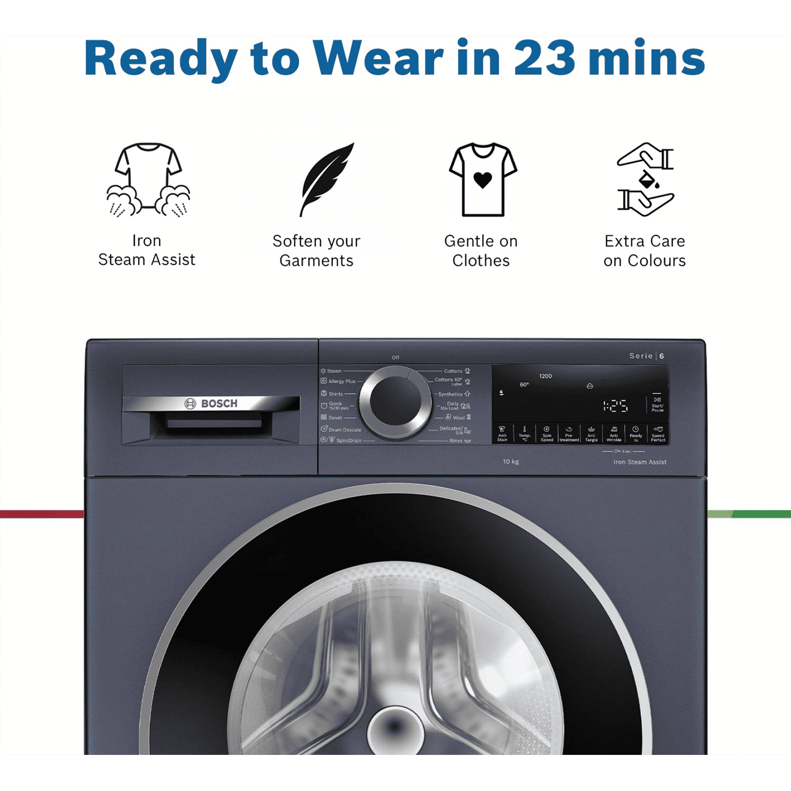 BOSCH 10 kg 5 Star Fully Automatic Front Load Washing Machine (Series 6, WGA252ZPIN, Anti Wrinkle, Dark Lake)_19