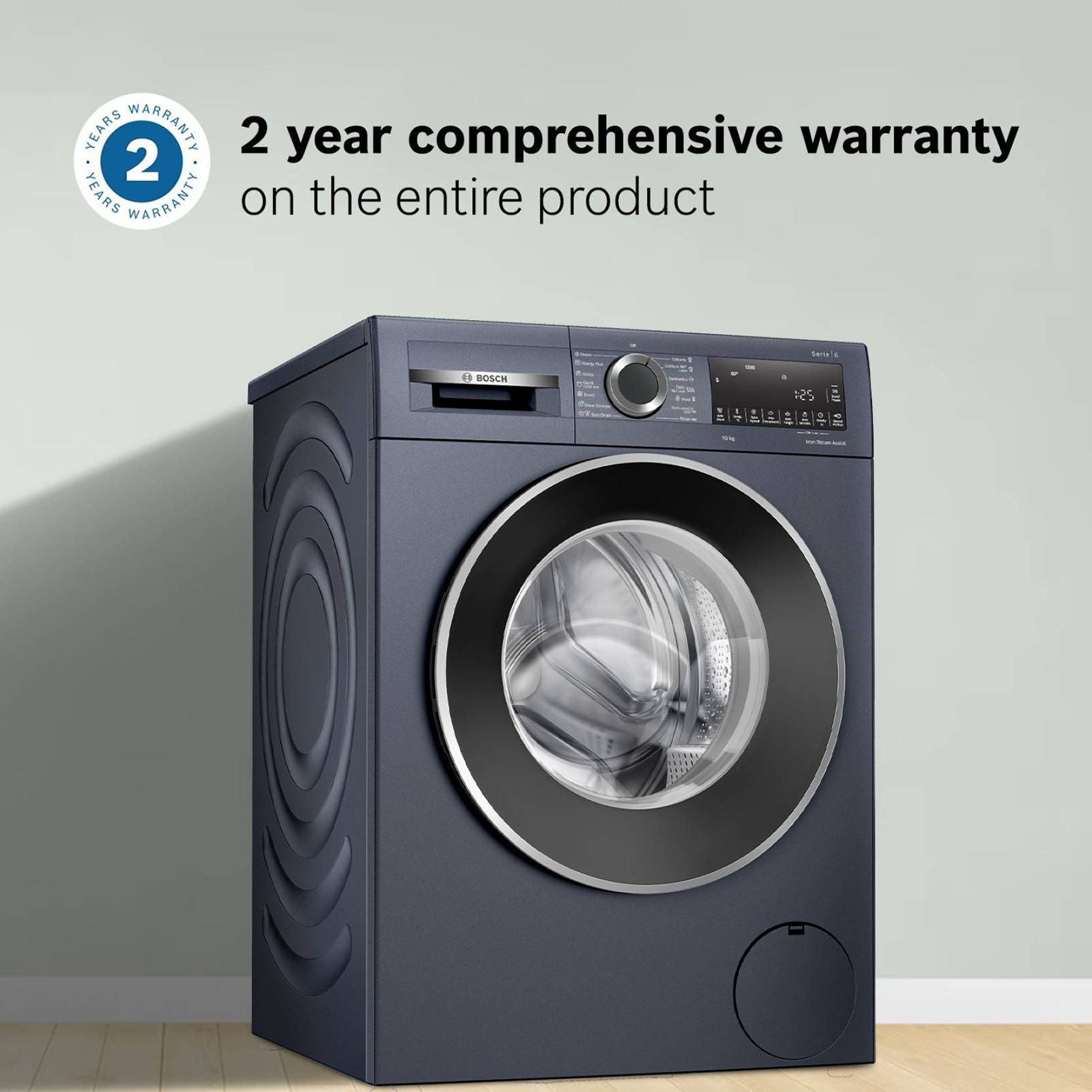 BOSCH 10 kg 5 Star Fully Automatic Front Load Washing Machine (Series 6, WGA252ZPIN, Anti Wrinkle, Dark Lake)_9