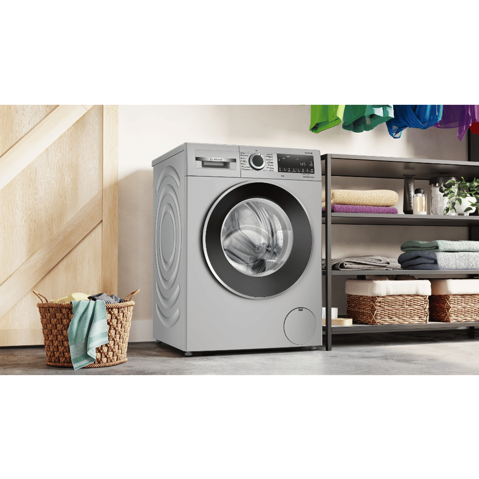 Bosch 10 kg 5 Star Fully Automatic Front Load Washing Machine (Series 6, WGA252ZSIN, Steam Care, Silver) Bosch 10 kg 5 Star Fully Automatic Front Load Washing Machine (Series 6, WGA252ZSIN, Steam Care, Silver)_8