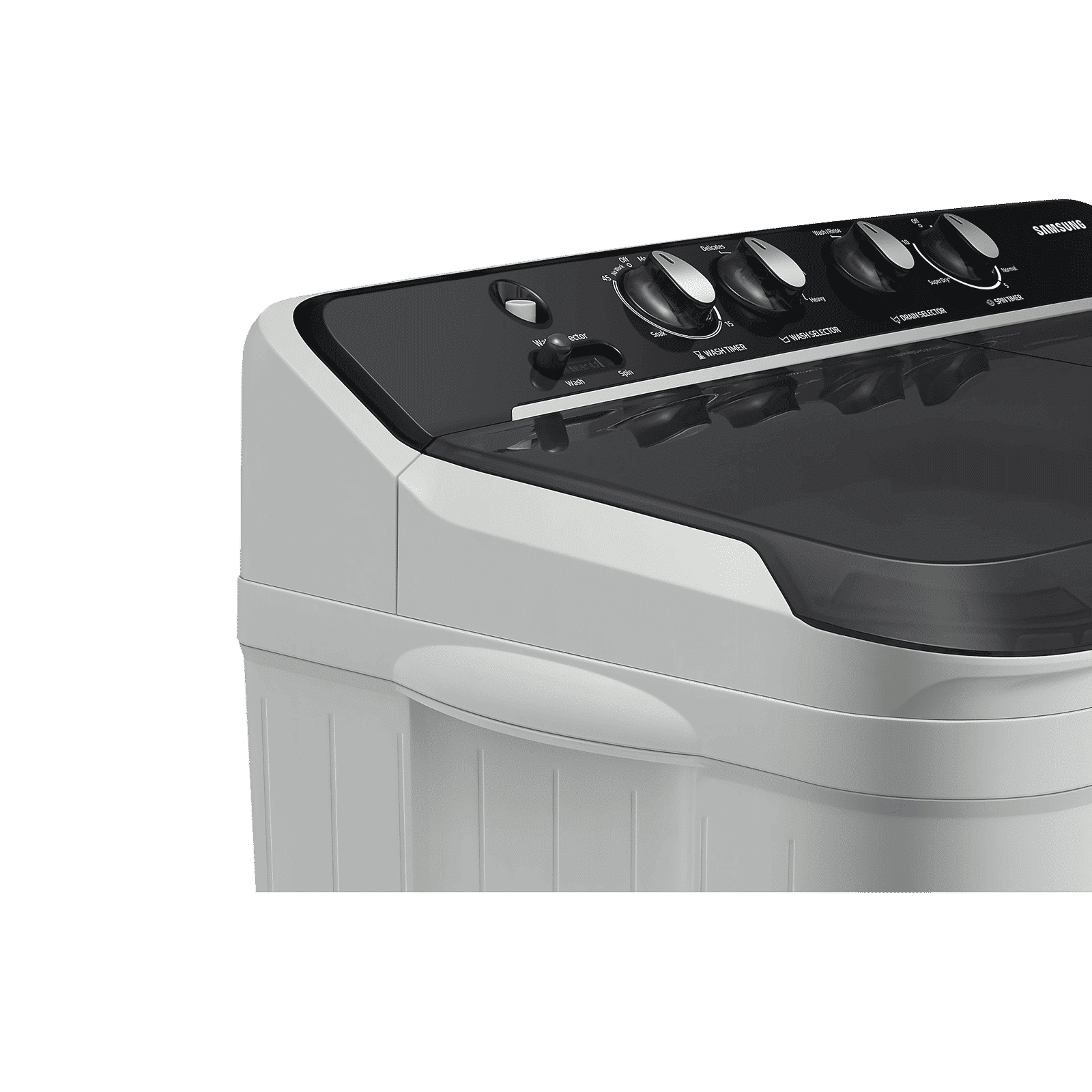 SAMSUNG 9 kg 5 Star Semi Automatic Washing Machine with Hexa Storm Pulsator (WT90C4260GG/TL, Light Grey)_10