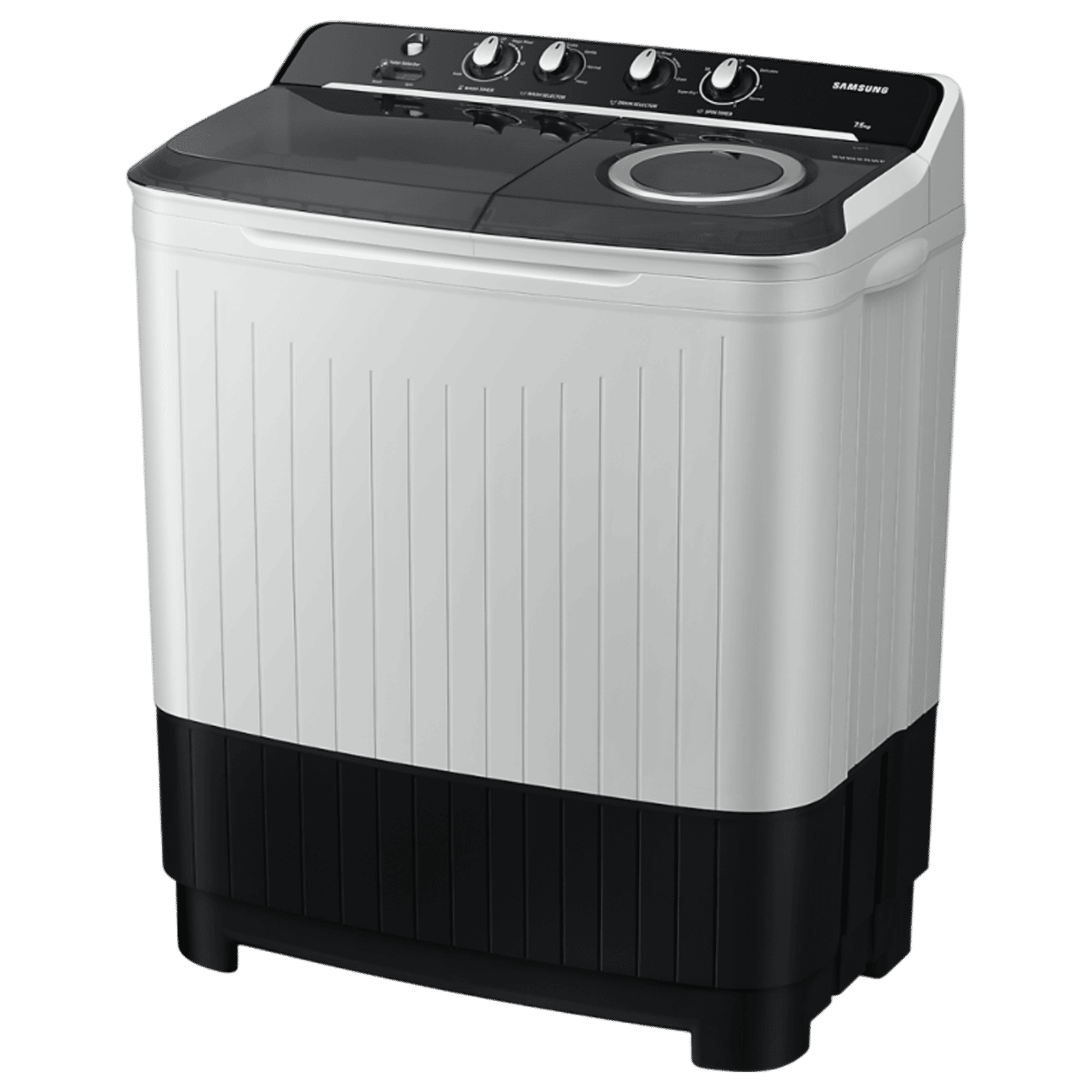 SAMSUNG 9 kg 5 Star Semi Automatic Washing Machine with Hexa Storm Pulsator (WT90C4260GG/TL, Light Grey)_5