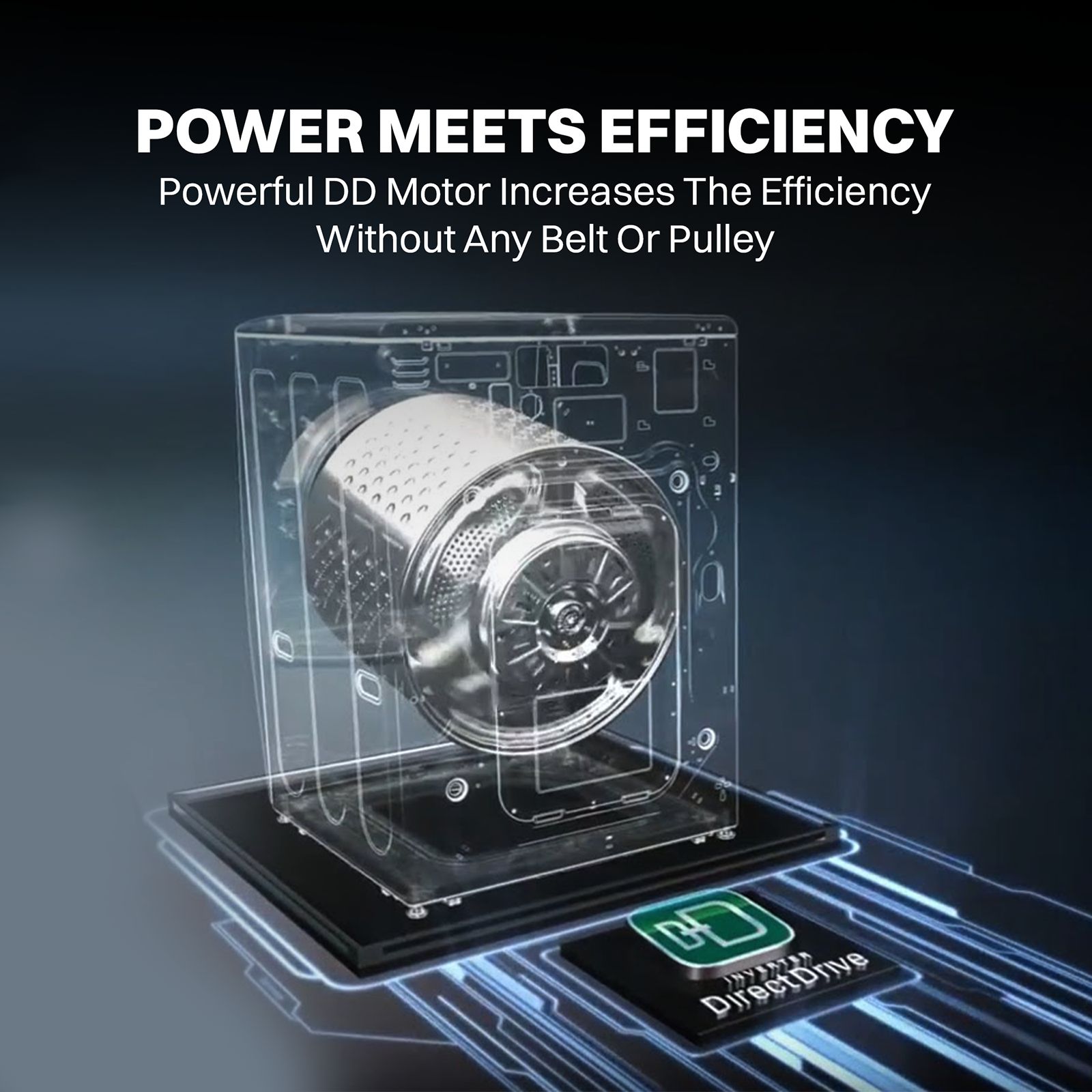 Croma 10/6 kg Inverter Fully Automatic Front Load Washer Dryer (CRLWWD0106W3162, In-built Heater, Grey) Croma 10/6 kg Inverter Fully Automatic Front Load Washer Dryer (CRLWWD0106W3162, In-built Heater, Grey)_13