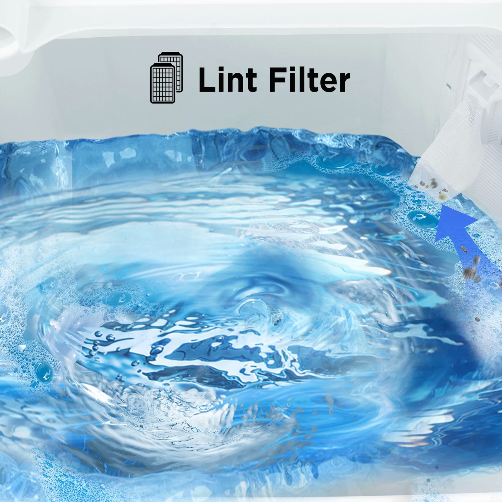 TCL 7.5 kg 5 Star Semi Automatic Washing Machine with six-wing pulsator (T101-D75PG, Grey) TCL 7.5 kg 5 Star Semi Automatic Washing Machine with six-wing pulsator (T101-D75PG, Grey)_12