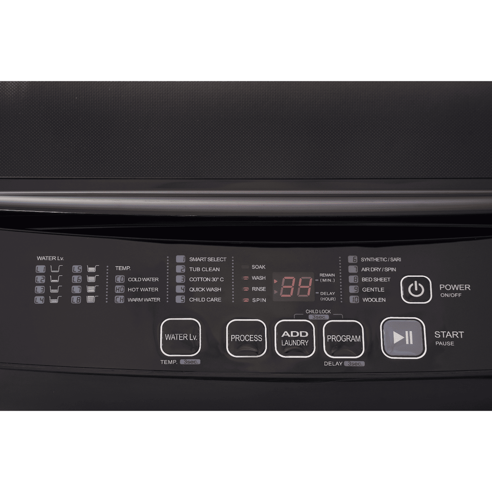 SHARP 9 kg 5 Star Fully Automatic Top Load Washing Machine (ES-T90N-GY, Stainless Steel Insert Pulsator, Inox Grey) SHARP 9 kg 5 Star Fully Automatic Top Load Washing Machine (ES-T90N-GY, Stainless Steel Insert Pulsator, Inox Grey)_4