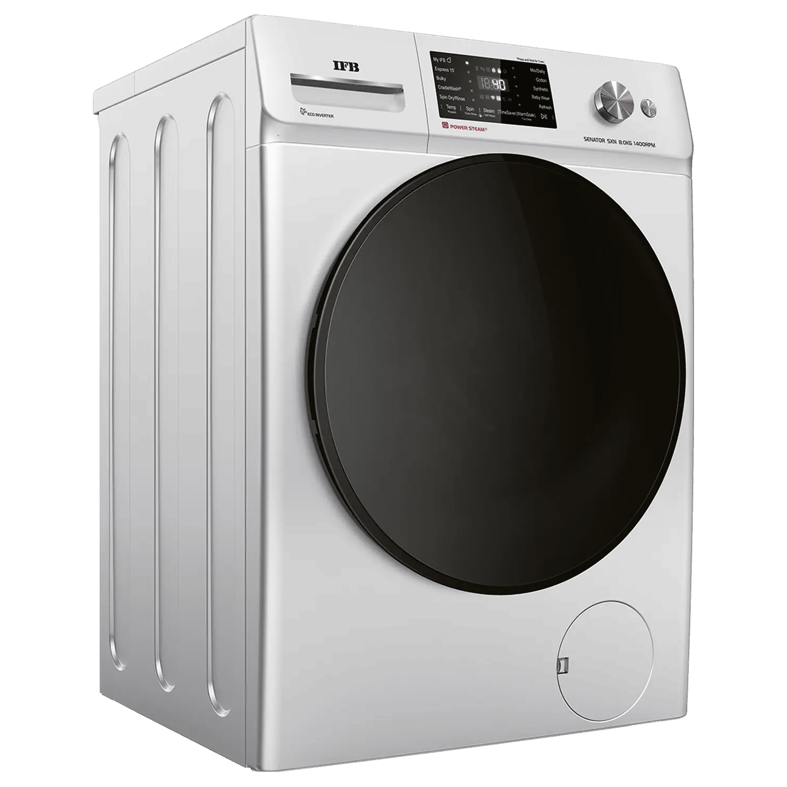 IFB 8 kg 5 Star Wi-Fi Inverter Fully Automatic Front Load Washing Machine (Senator SXN 8014, AI Technology, Rich Silver)_4