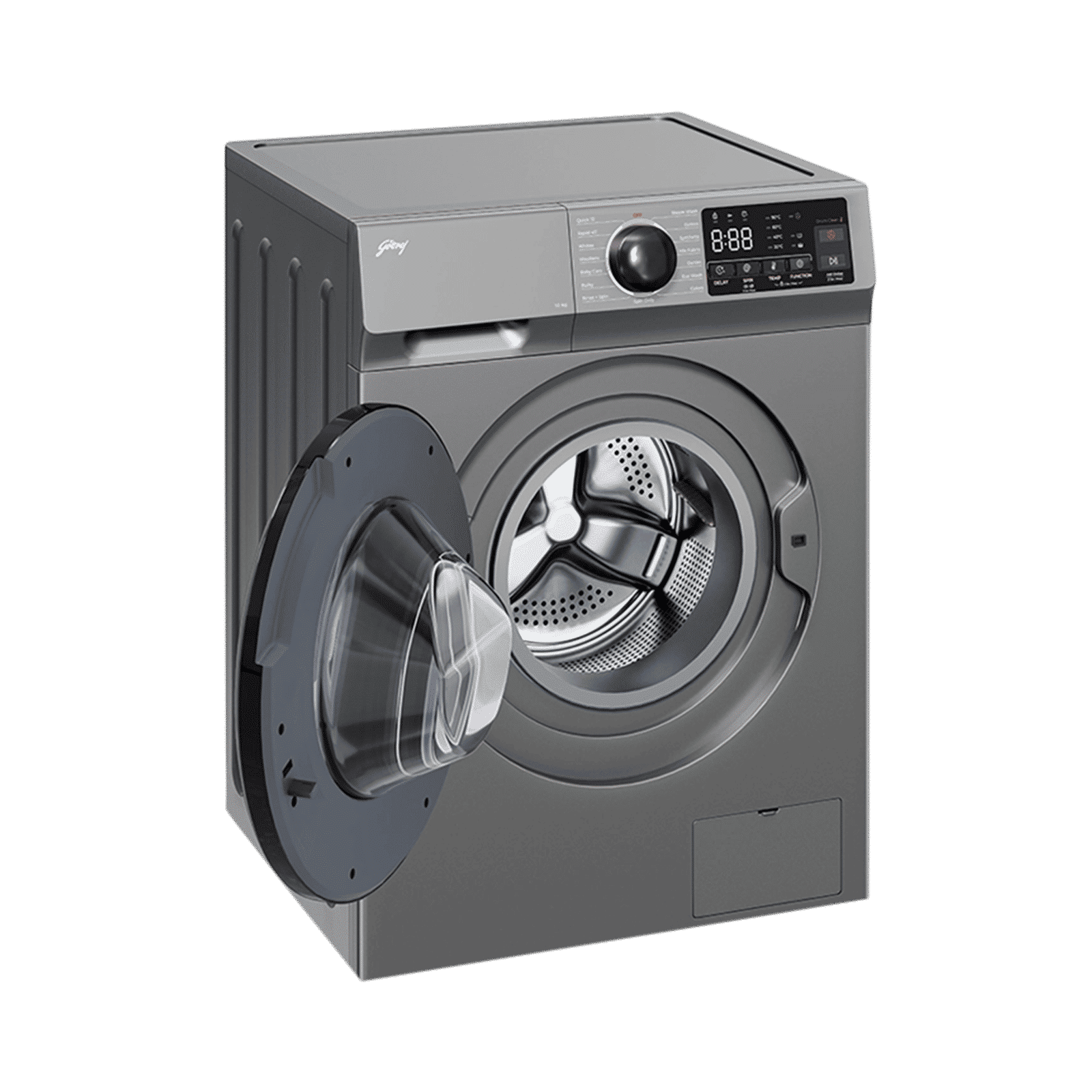 Godrej 10 kg Inverter Fully Automatic Front Load Washing Machine (Eon Celesta, WFEON CEL 1014 IEBT SLSR, In-built Heater, Silver Stream)_5