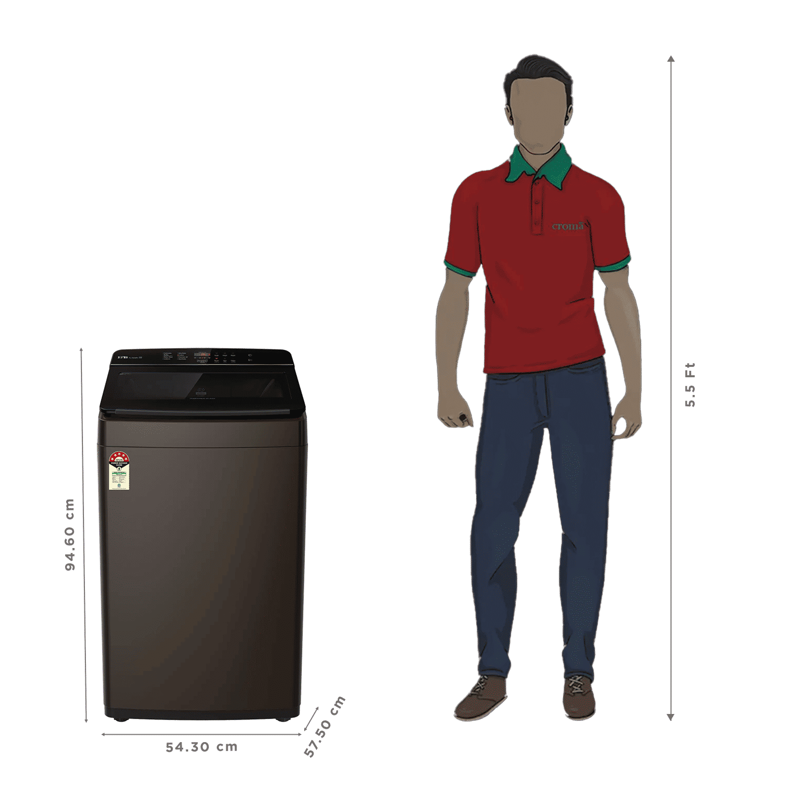 IFB 7 kg 5 Star Fully Automatic Top Load Washing Machine (TL701EP1, Powered By AI, Espresso)_3