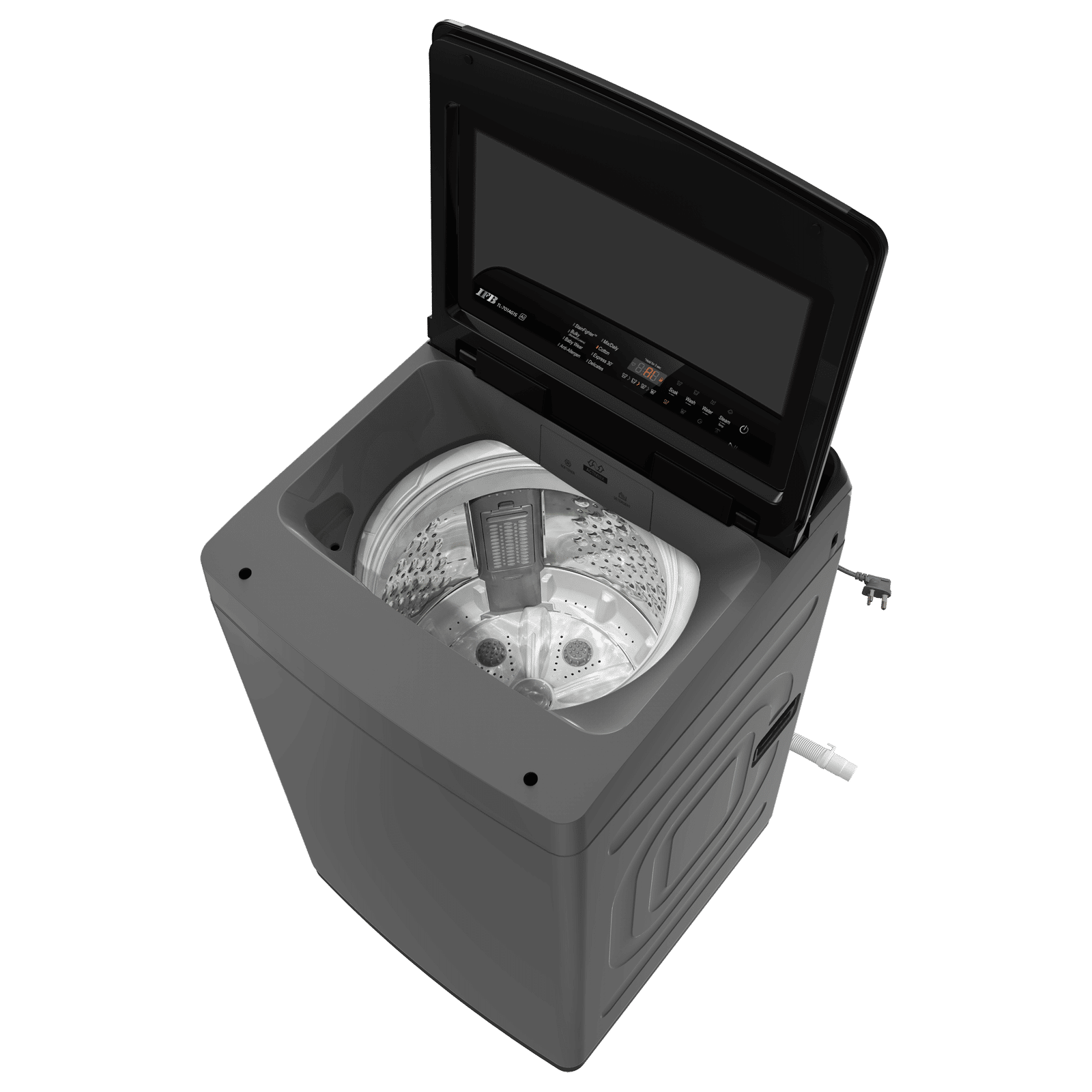 IFB 7 kg 5 Star Fully Automatic Top Load Washing Machine (TL701AG1, Triadic Pulsator, Anthracite Grey)_6