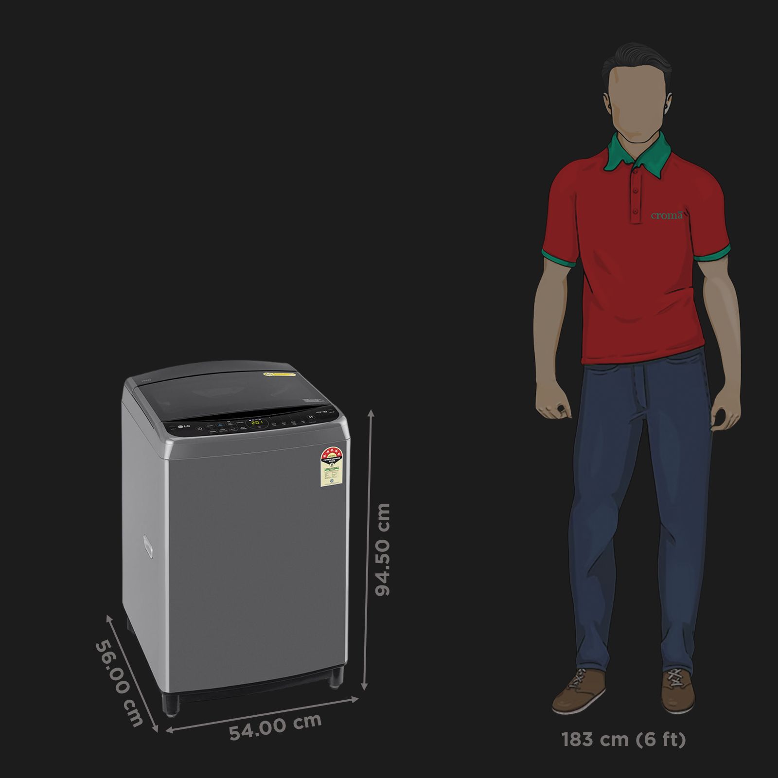 LG 10 kg 5 Star Fully Automatic Top Load Washing Machine (THD10NPM, AI Direct Drive, Middle Black)_3