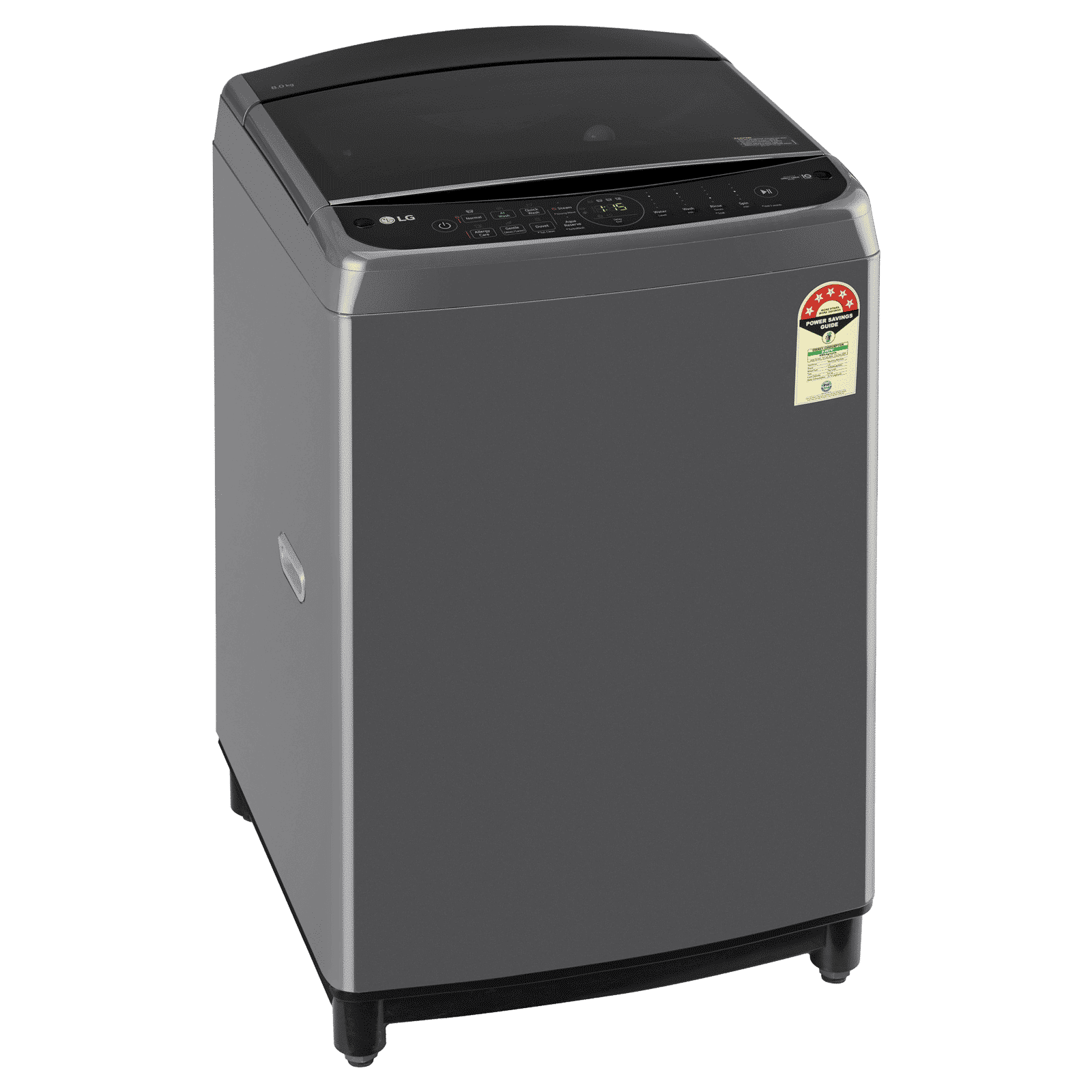 LG 8 kg 5 Star Fully Automatic Top Load Washing Machine (THD08SJM, AI Direct Drive, Middle Black)_5