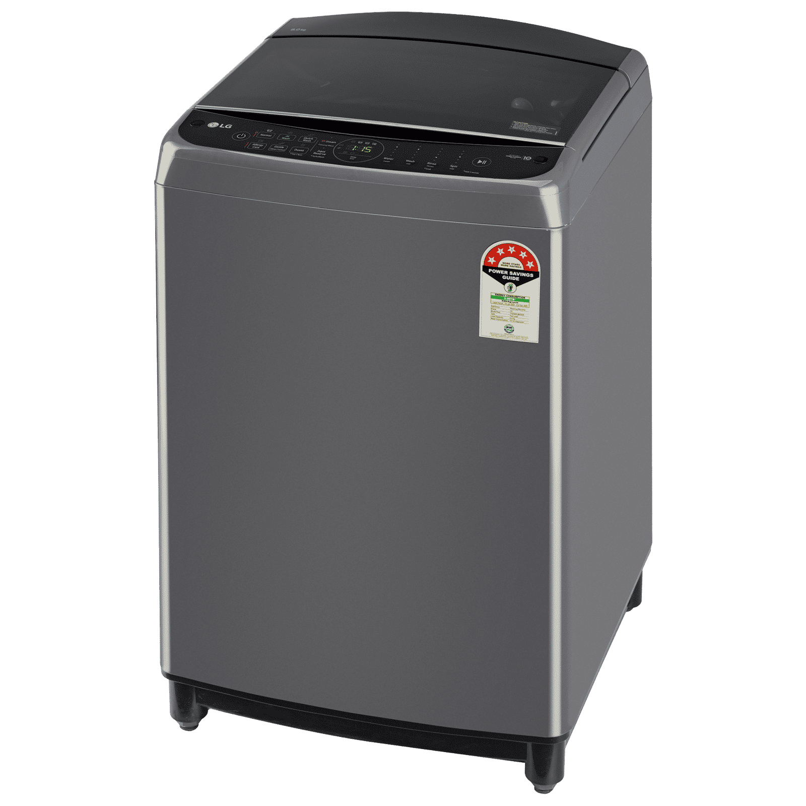 LG 8 kg 5 Star Fully Automatic Top Load Washing Machine (THD08SJM, AI Direct Drive, Middle Black)_6