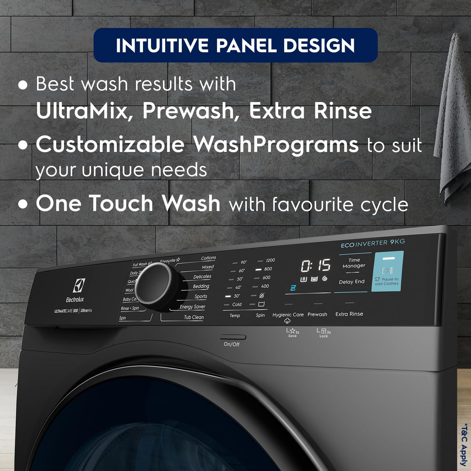 Electrolux 9 kg 5 Star Inverter Fully Automatic Front Load Washing Machine (Ultimate Care 500, EWF9024R5SB, Woolmark Approved, Onyx Dark Silver)_13