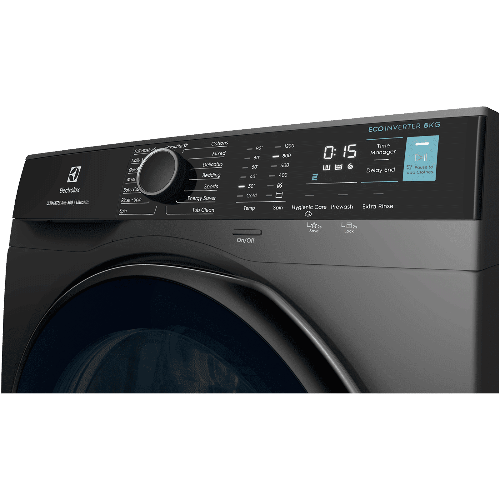Electrolux 9 kg 5 Star Inverter Fully Automatic Front Load Washing Machine (Ultimate Care 500, EWF9024R5SB, Woolmark Approved, Onyx Dark Silver)_4