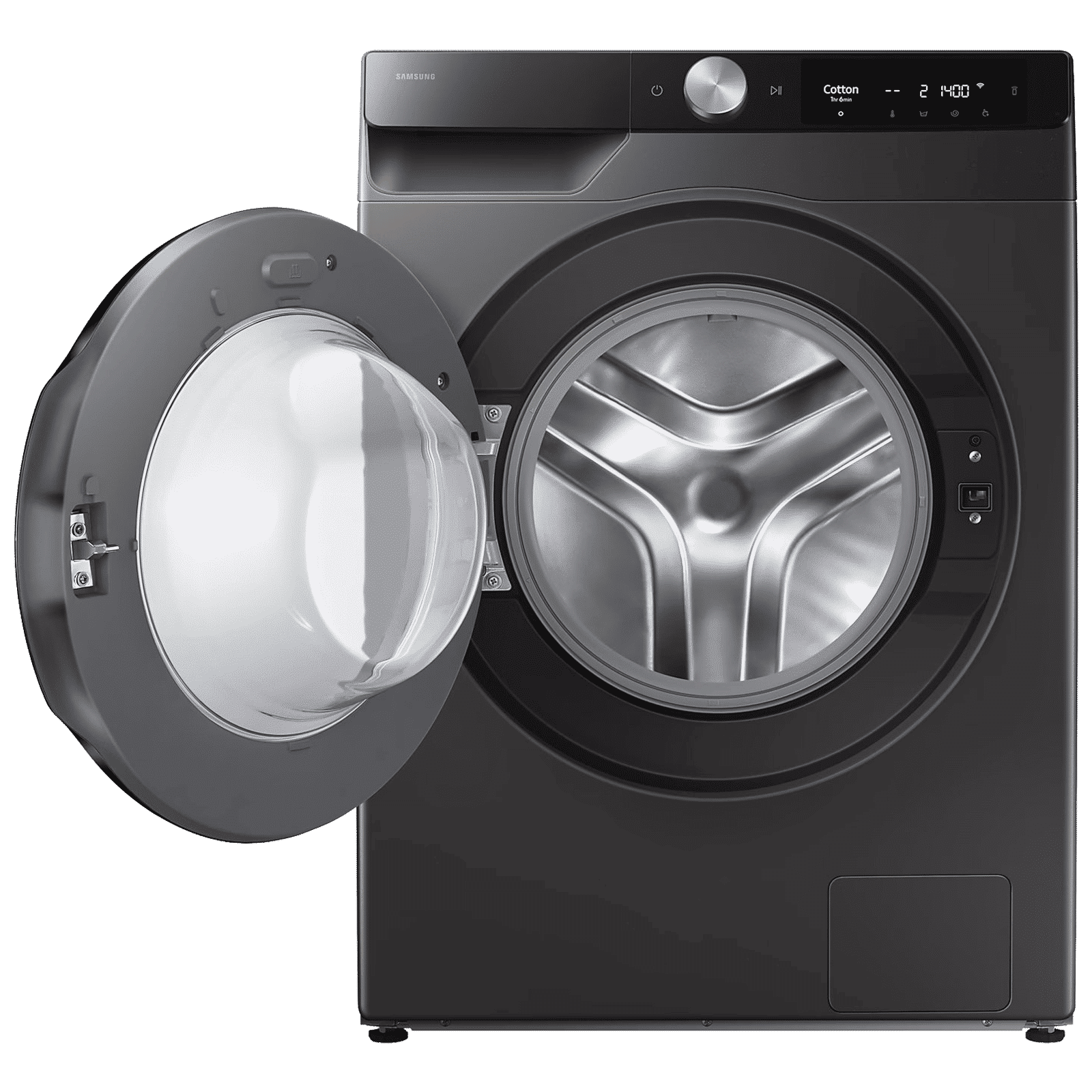 SAMSUNG 12 kg 5 Star Wi-Fi Inverter Fully Automatic Front Load Washing Machine (WW12DG6B24AXTL, AI Control, Inox)_7