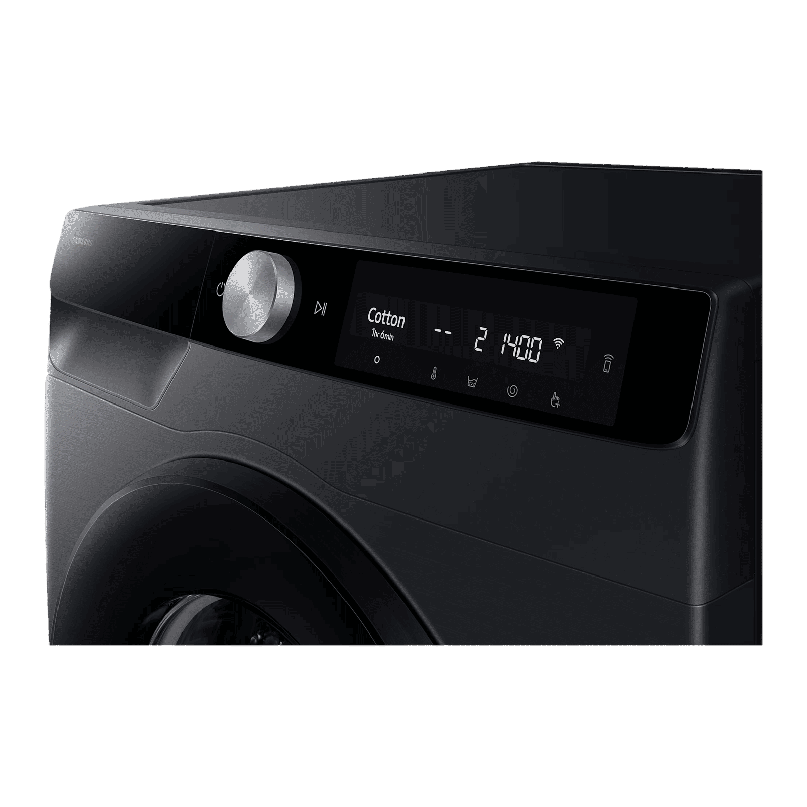 SAMSUNG 12 kg 5 Star Wi-Fi Inverter Fully Automatic Front Load Washing Machine (WW12DG6B24ABTL, AI Control, Black)_4