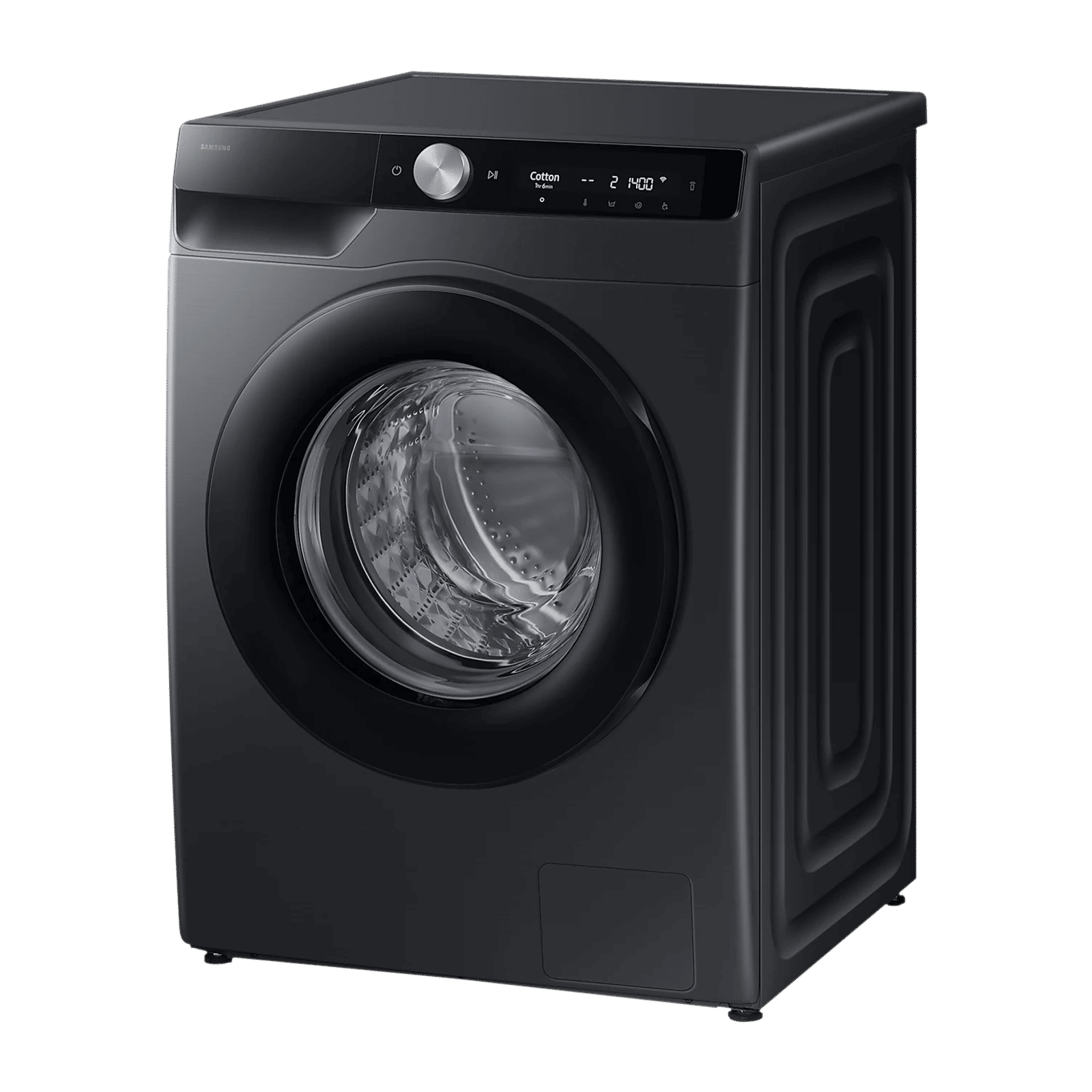 SAMSUNG 12 kg 5 Star Wi-Fi Inverter Fully Automatic Front Load Washing Machine (WW12DG6B24ABTL, AI Control, Black)_6