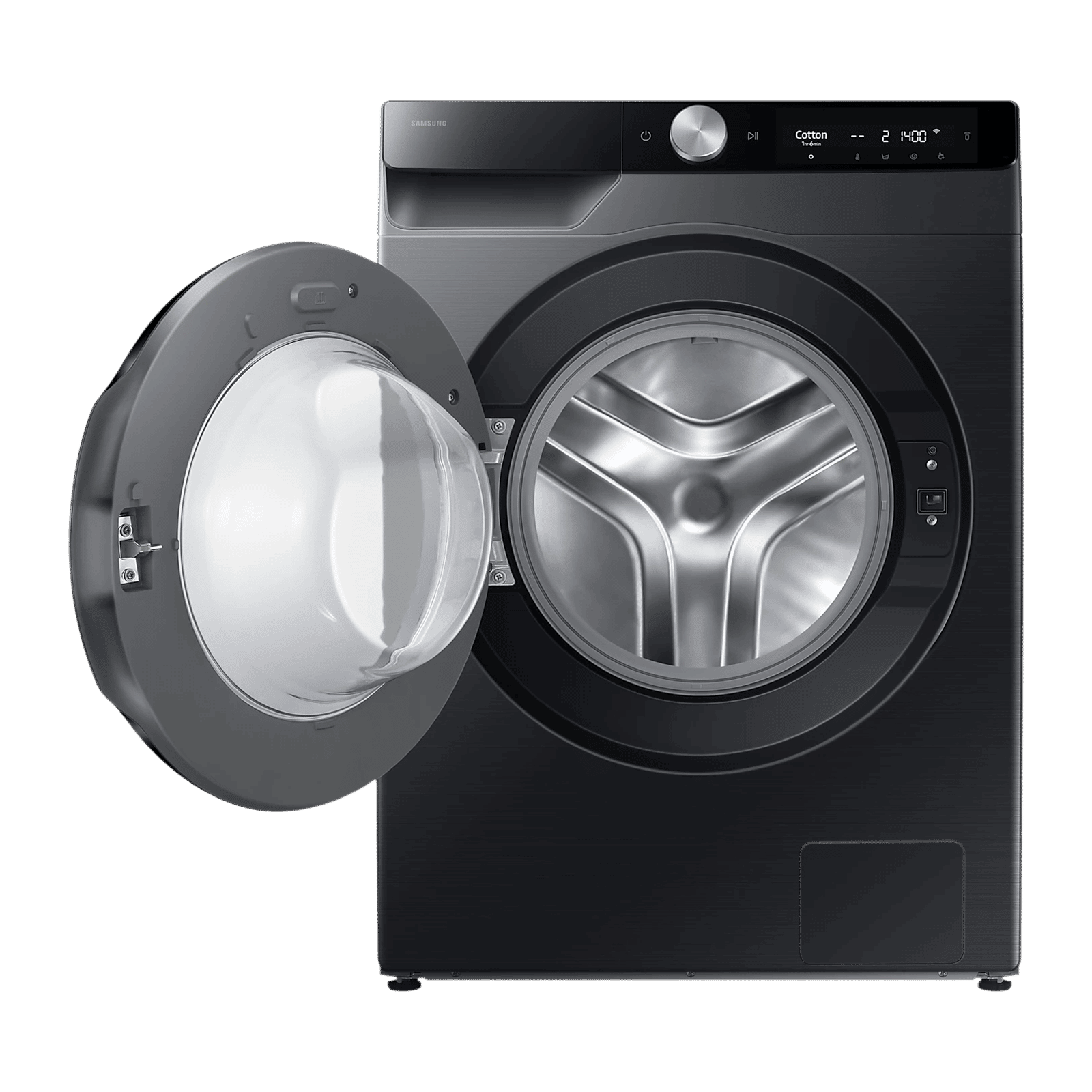 SAMSUNG 12 kg 5 Star Wi-Fi Inverter Fully Automatic Front Load Washing Machine (WW12DG6B24ABTL, AI Control, Black)_7