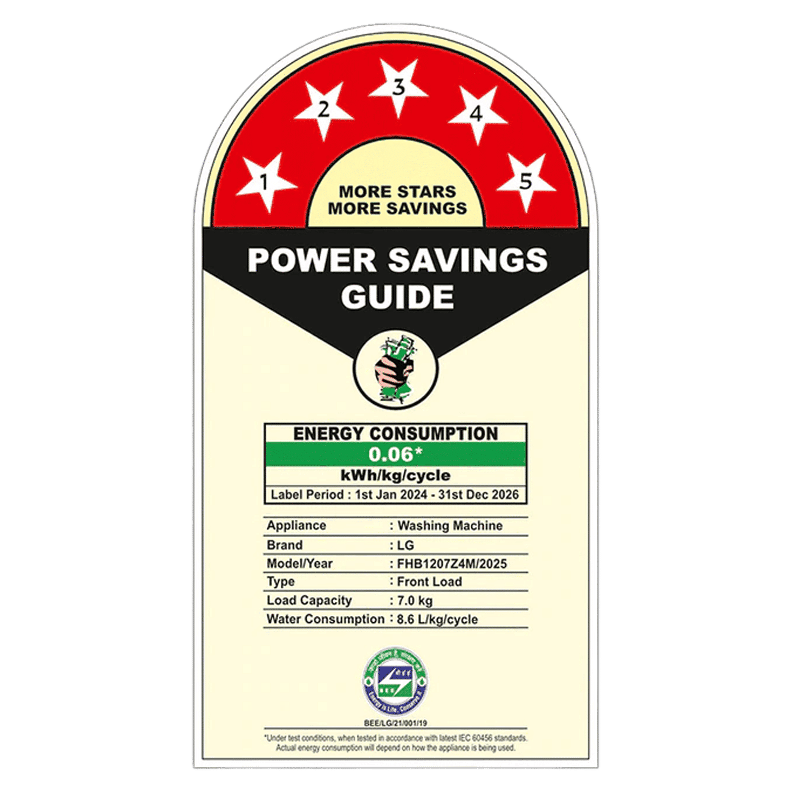 LG 7 kg 5 Star Wi-Fi Inverter Fully Automatic Front Load Washing Machine (FHB1207Z4M, Auto Restart, Middle Black) LG 7 kg 5 Star Wi-Fi Inverter Fully Automatic Front Load Washing Machine (FHB1207Z4M, Auto Restart, Middle Black)_13