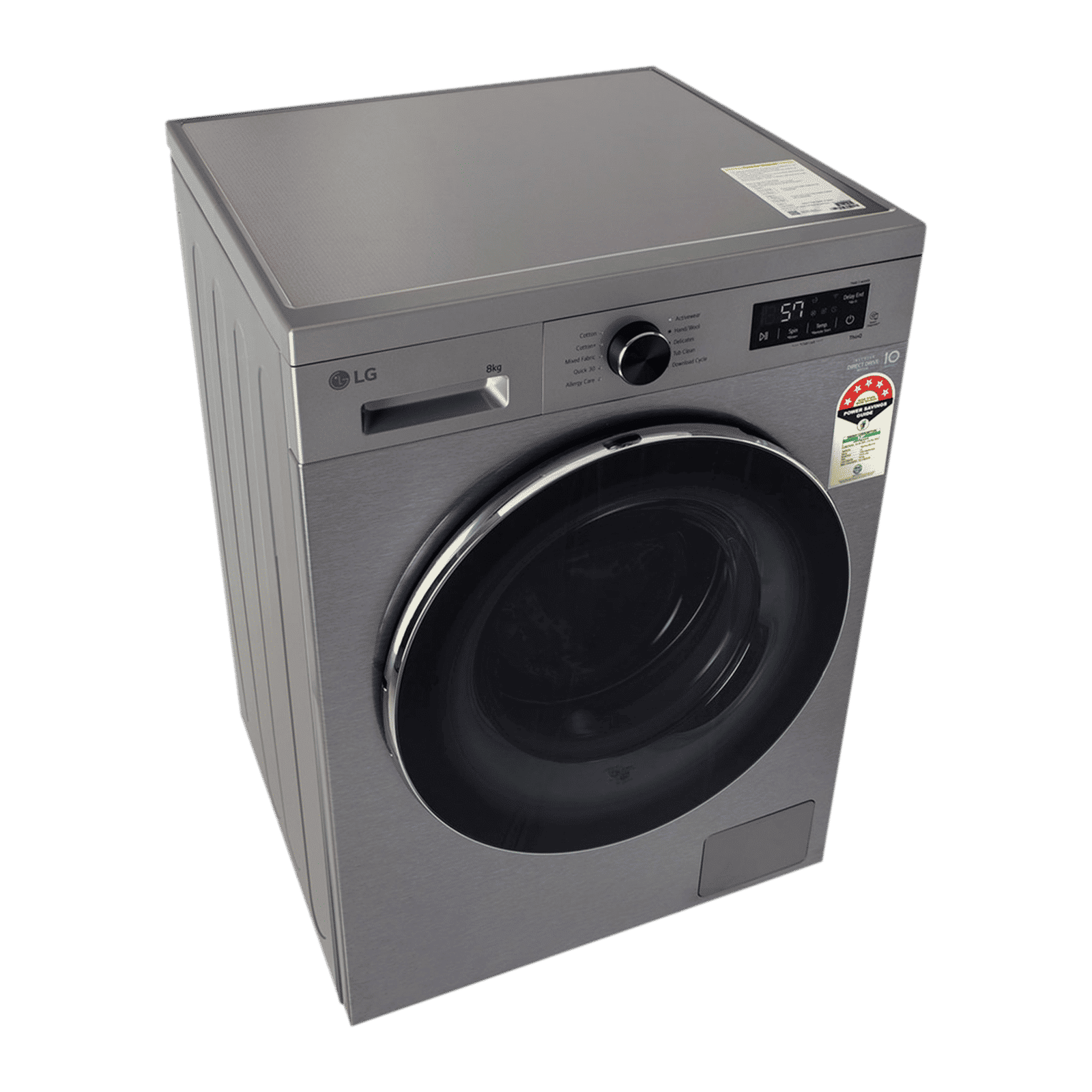 LG 8 kg 5 Star Wi-Fi Inverter Fully Automatic Front Load Washing Machine (FHB1208Z4P, Smart Diagnosis, Platinum Silver)_10