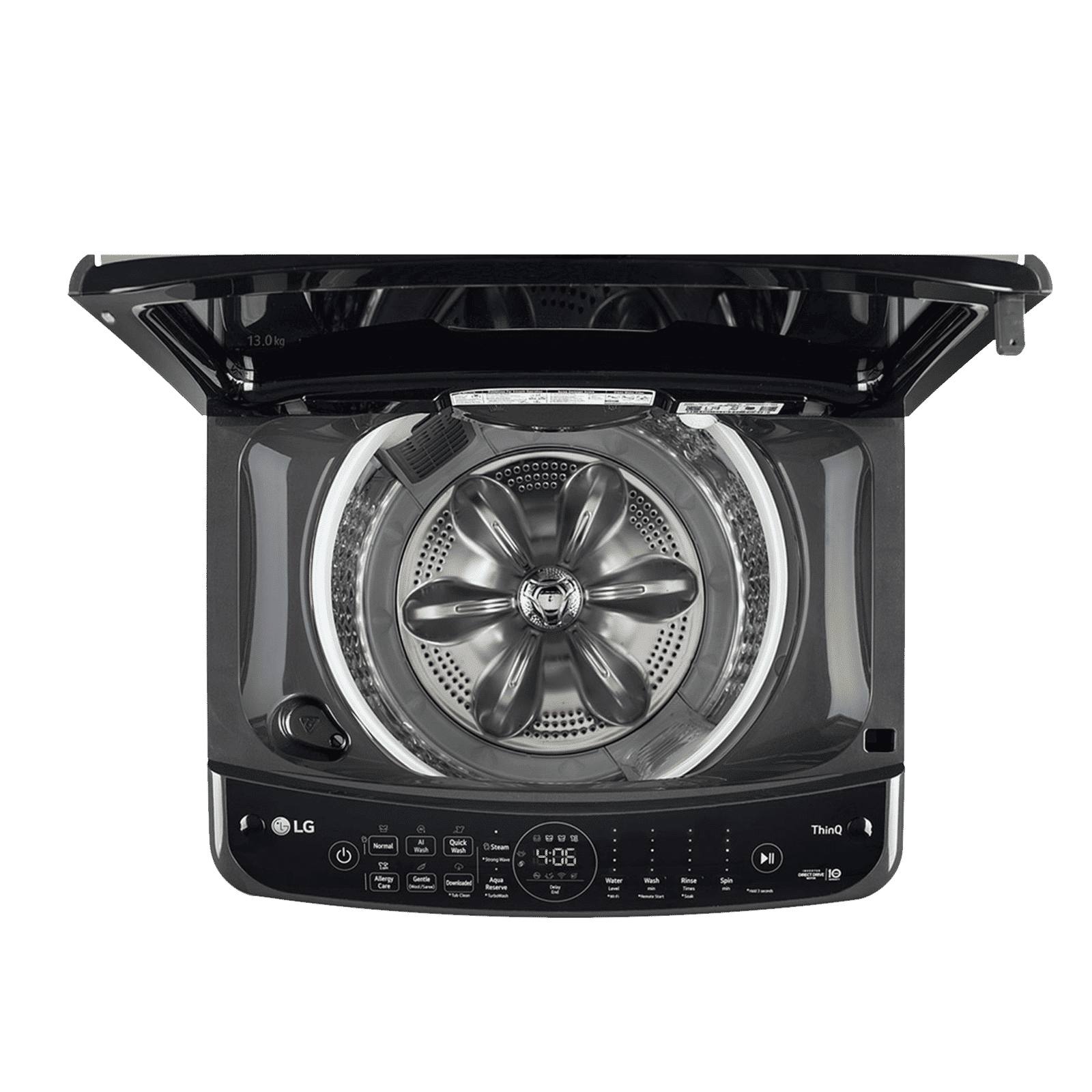 LG 13 kg 5 Star Wi-Fi Fully Automatic Top Load Washing Machine (HEDD, THD13SWP.APBQEIL, AI Direct Drive, Platinum Black)_9