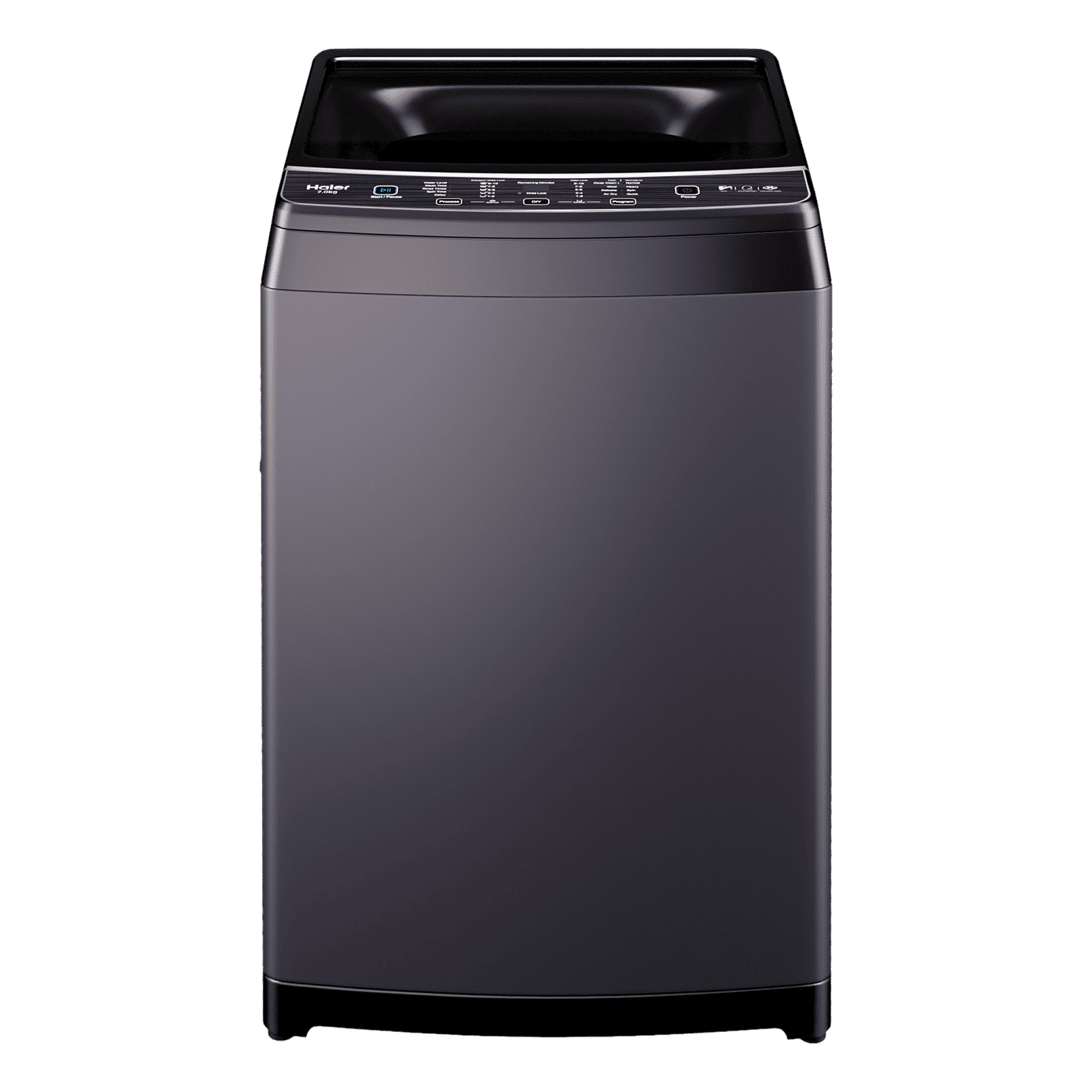Haier 7 Kg 5 Star Fully Automatic Top Load Washing Machine (826 Series, HWM70-826BKNZ, Effortless Operation, Black)_1