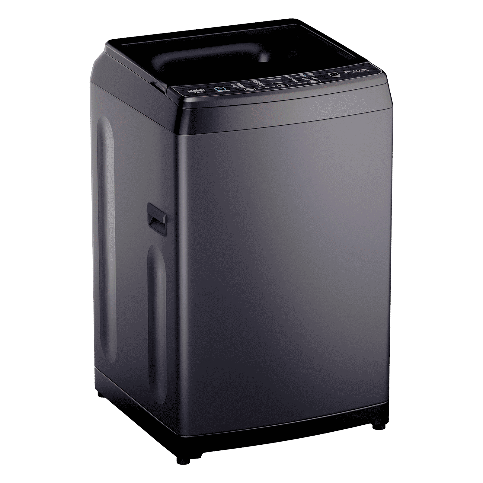 Haier 7 Kg 5 Star Fully Automatic Top Load Washing Machine (826 Series, HWM70-826BKNZ, Effortless Operation, Black)_1