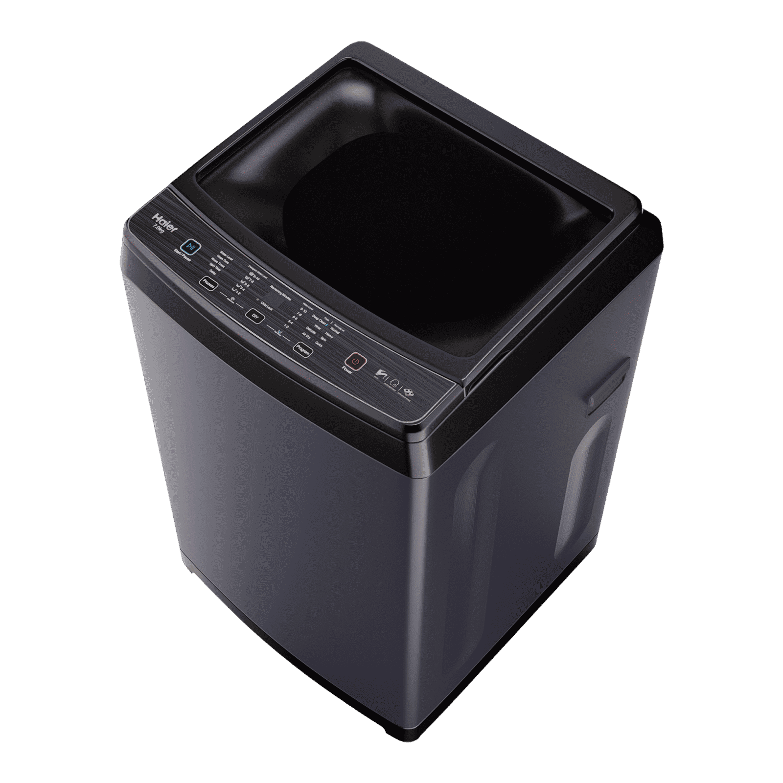 Haier 7 Kg 5 Star Fully Automatic Top Load Washing Machine (826 Series, HWM70-826BKNZ, Effortless Operation, Black)_2