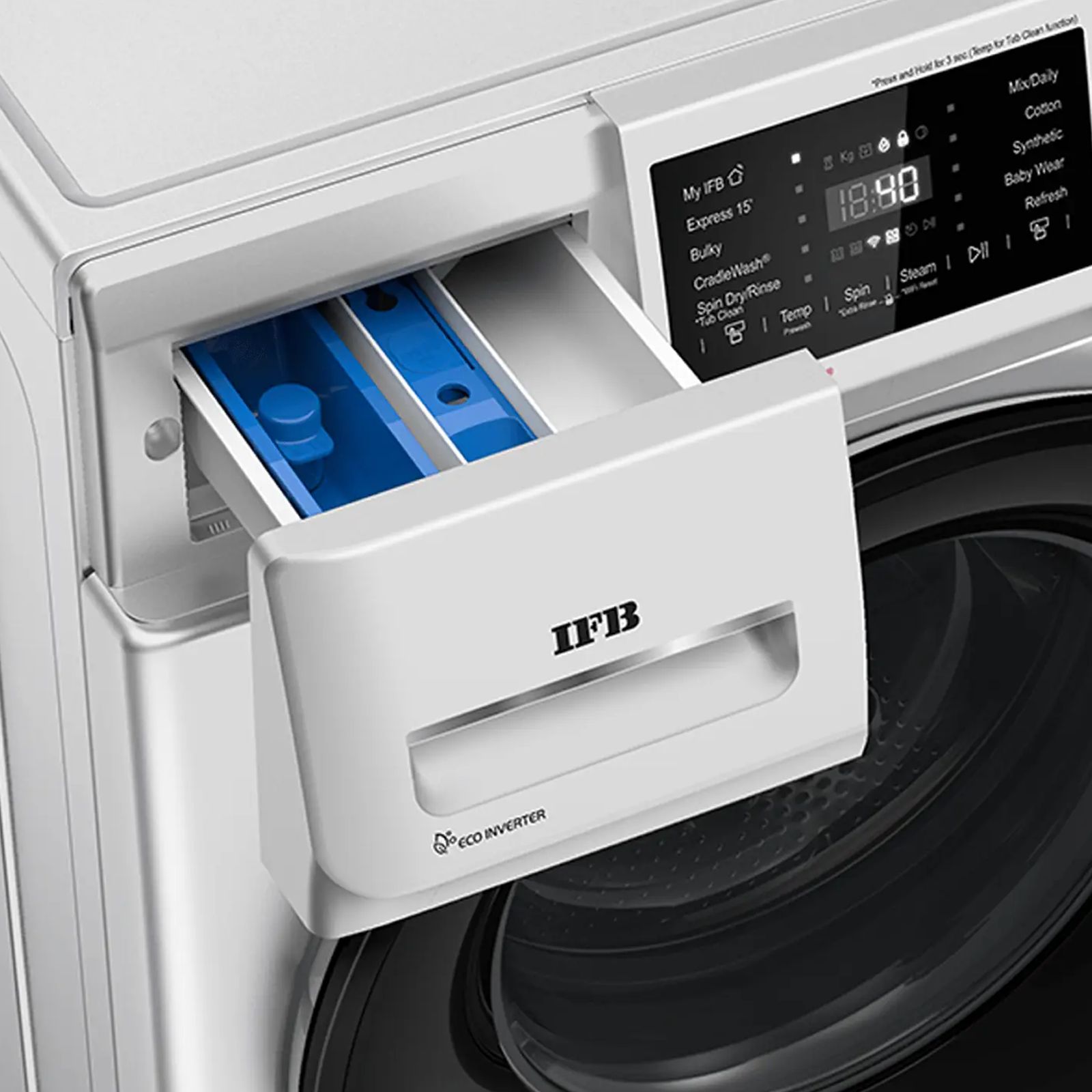 IFB 8 kg 5 Star Wi-Fi Inverter Fully Automatic Front Load Washing Machine (Senator SXN 8014, In-built Heater, Rich Silver)_7