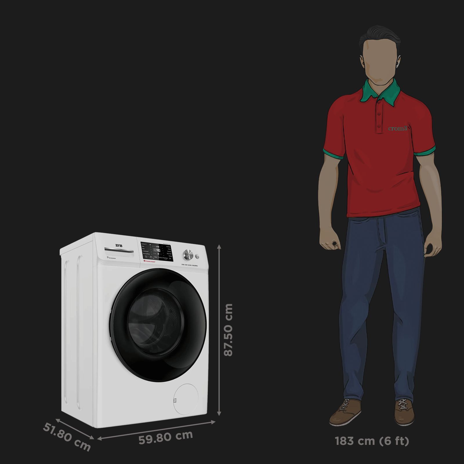 IFB 6 kg 5 Star Inverter Fully Automatic Front Load Washing Machine (Diva GXN 6010K, Eco Inverter Motor, Grey) IFB 6 kg 5 Star Inverter Fully Automatic Front Load Washing Machine (Diva GXN 6010K, Eco Inverter Motor, Grey)_2