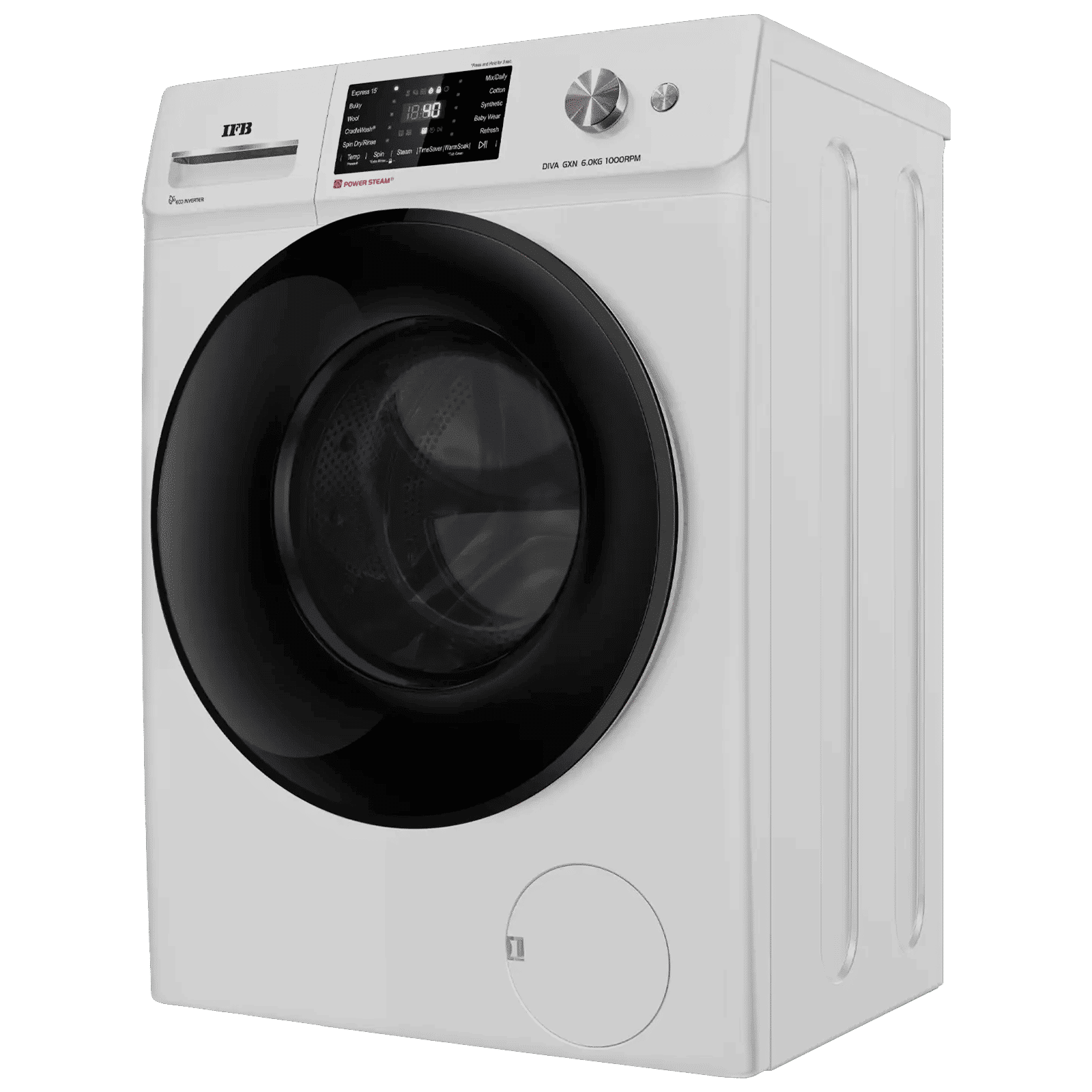 IFB 6 kg 5 Star Inverter Fully Automatic Front Load Washing Machine (Diva GXN 6010K, Eco Inverter Motor, Grey) IFB 6 kg 5 Star Inverter Fully Automatic Front Load Washing Machine (Diva GXN 6010K, Eco Inverter Motor, Grey)_5