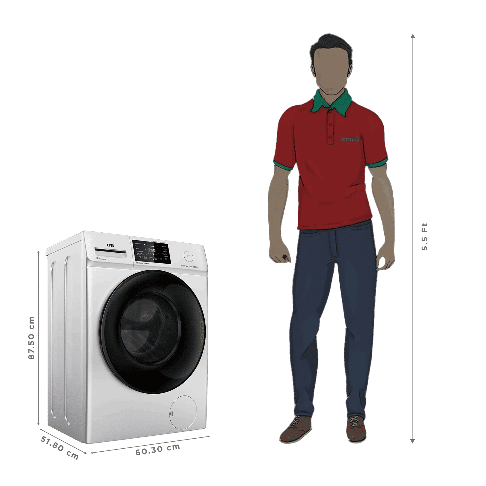 IFB 6.5 kg 5 Star Inverter Fully Automatic Front Load Washing Machine (Elena SXN 6510, Eco Inverter Motor, Rich Silver)_3