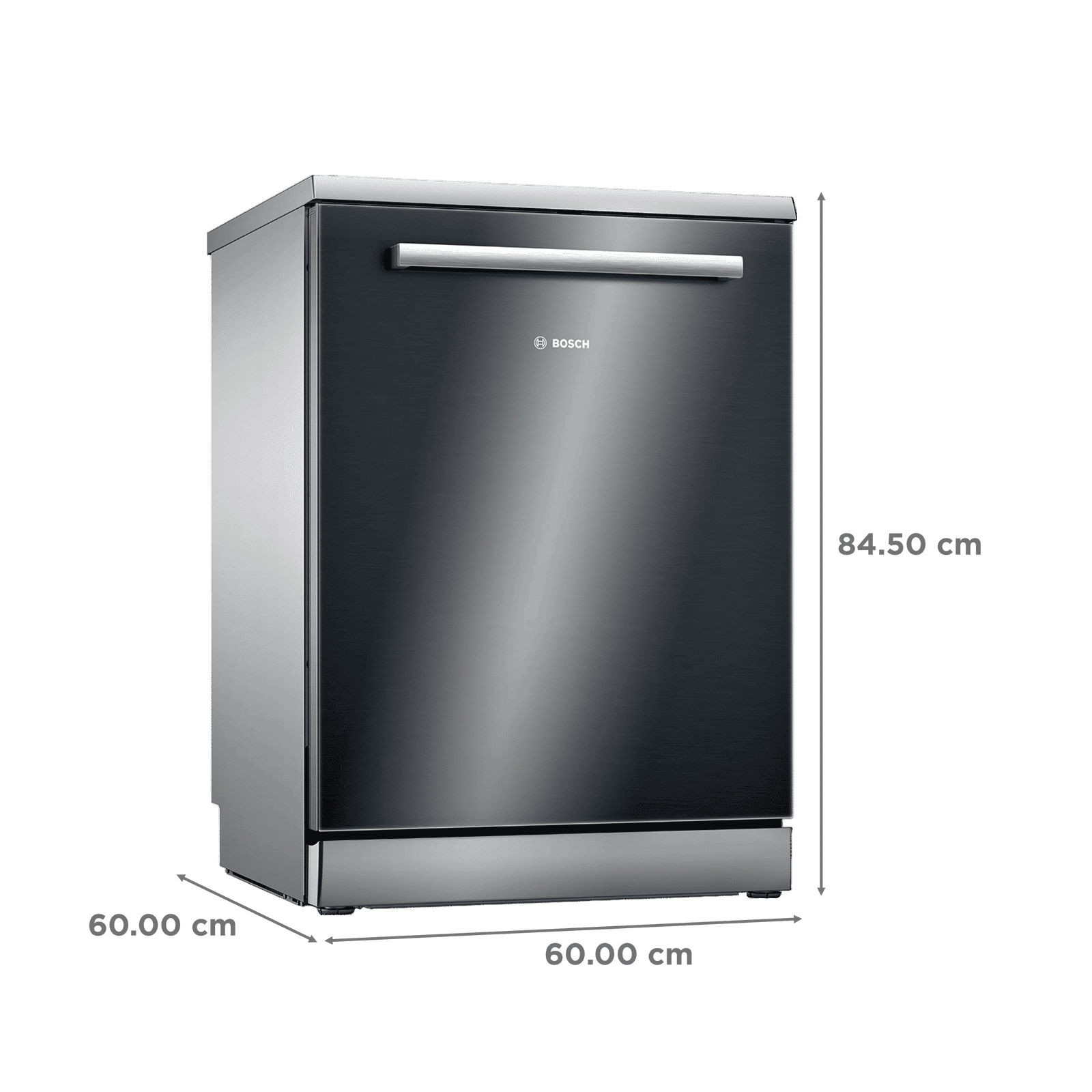 BOSCH Series 6 15 Place Settings Free Standing Dishwasher with Eco Silence Drive (No Pre-rinse Required, Black)_2