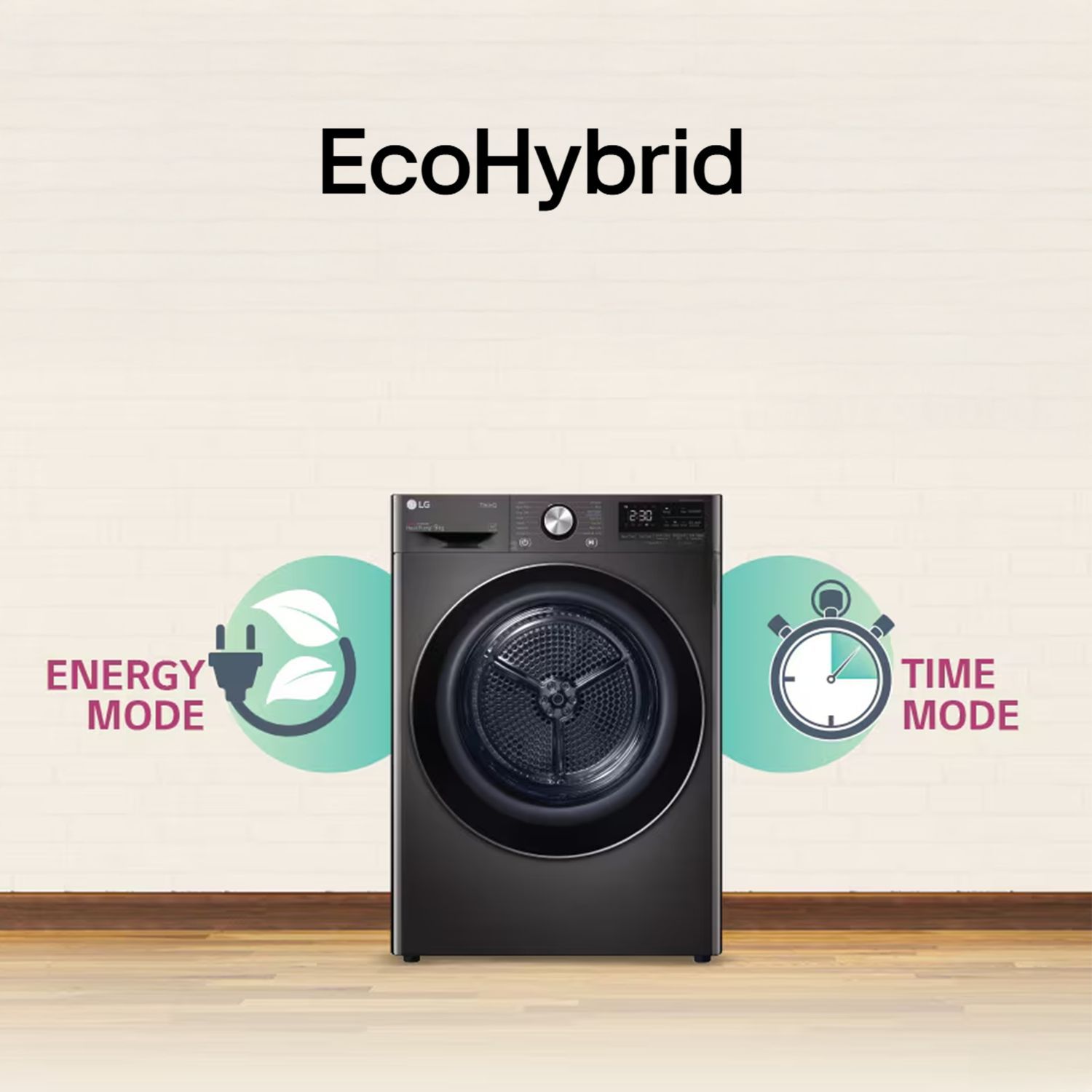 LG 9 kg Wi-Fi Fully Automatic Front Load Dryer (DHV09SAB, Dual Inverter Heat Pump, Black Steel) LG 9 kg Wi-Fi Fully Automatic Front Load Dryer (DHV09SAB, Dual Inverter Heat Pump, Black Steel)_15