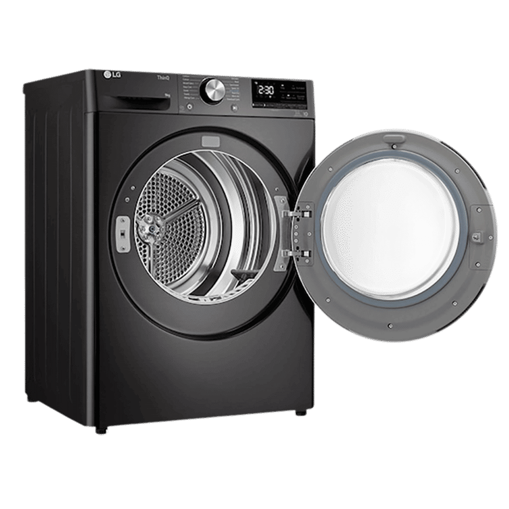 LG 9 kg Wi-Fi Fully Automatic Front Load Dryer (DHV09SAB, Dual Inverter Heat Pump, Black Steel)_14