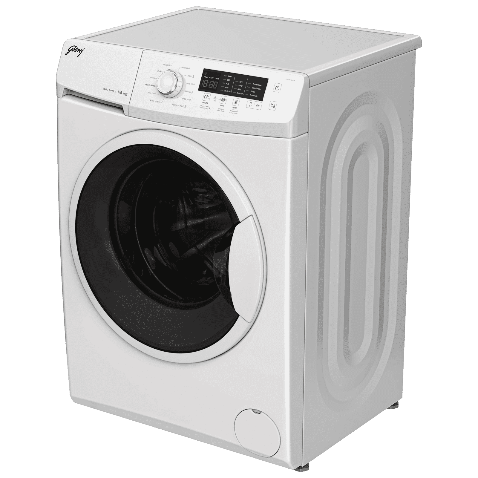 Godrej 6.5 kg 5 Star Fully Automatic Front Load Washing Machine (EON Cresta, 52141601SD00506, 12 Programs, Glacier White)_6