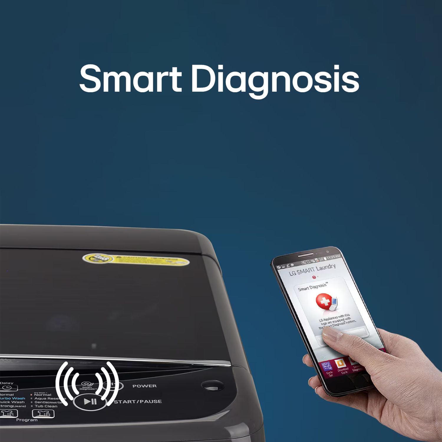 LG 7.5 kg 5 Star Inverter Fully Automatic Top Load Washing Machine (T75VBSF1Z, Smart Inverter Motor, Middle Free Silver)_16