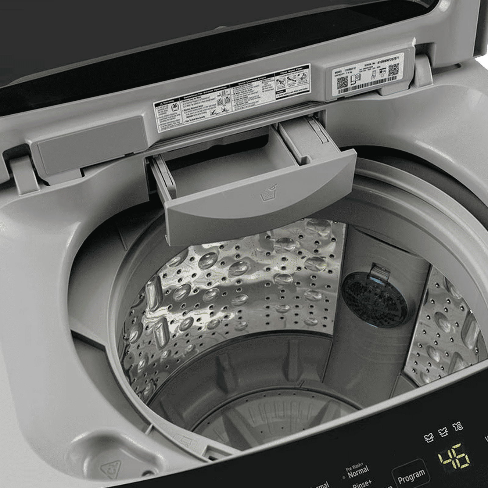 LG 7.5 kg 5 Star Inverter Fully Automatic Top Load Washing Machine (T75VBSF1Z, Smart Inverter Motor, Middle Free Silver)_9