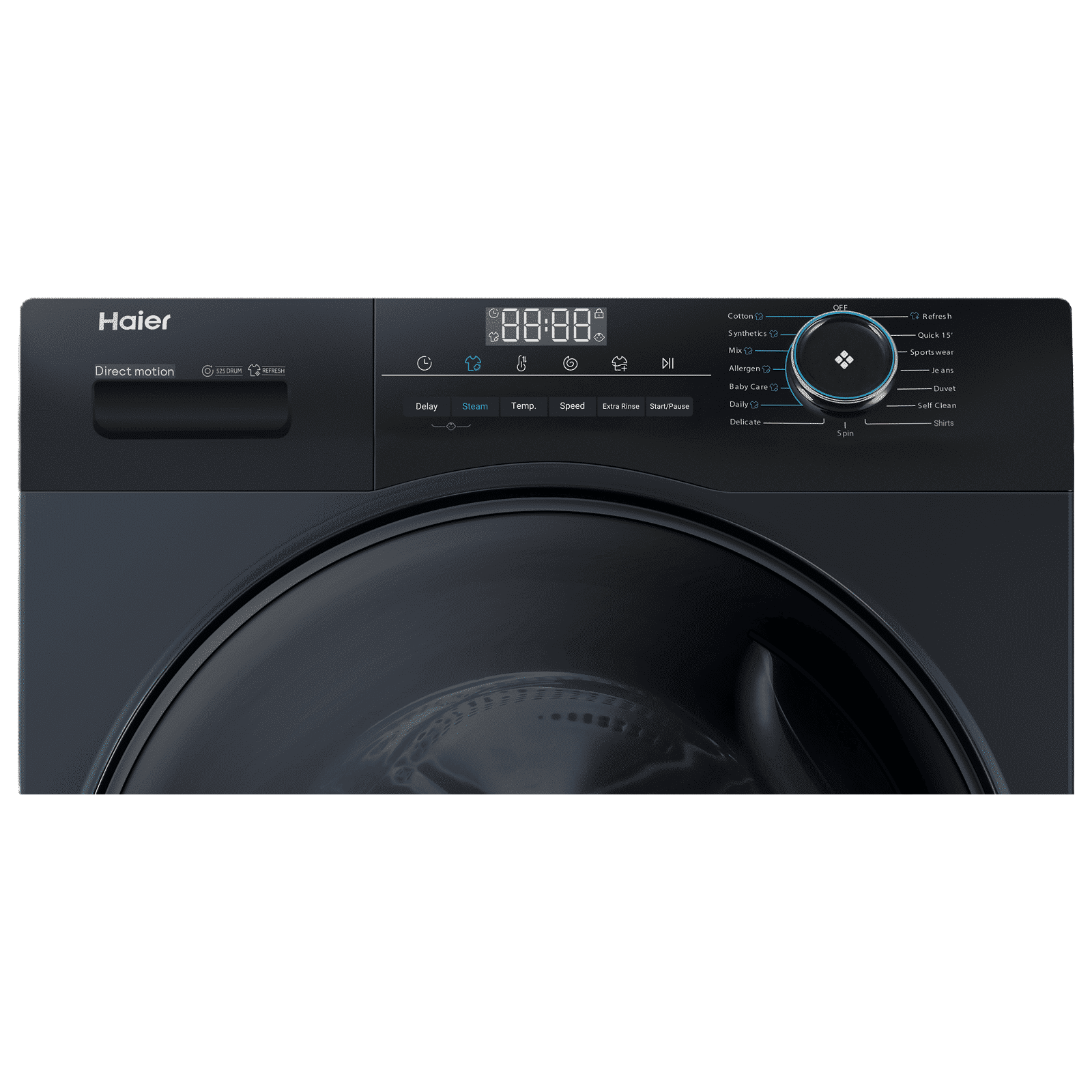 Haier 9 kg 5 Star Fully Automatic Front Load Washing Machine (929, HW90-DM14929ECBK, Anti Bacterial Technology, Black)_3