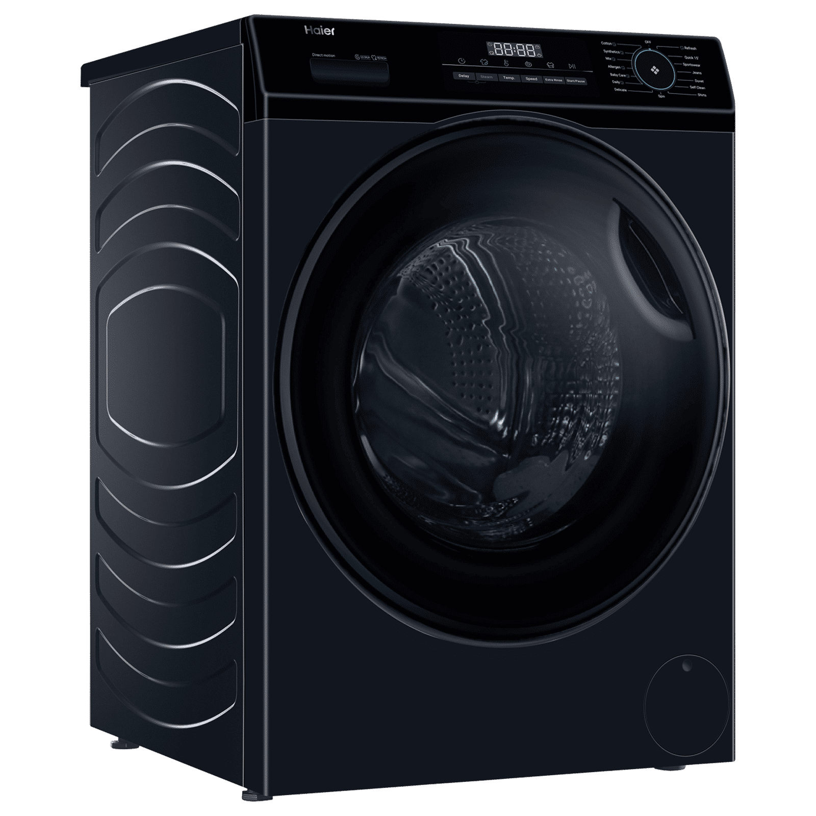 Haier 9 kg 5 Star Fully Automatic Front Load Washing Machine (929, HW90-DM14929ECBK, Anti Bacterial Technology, Black)_4