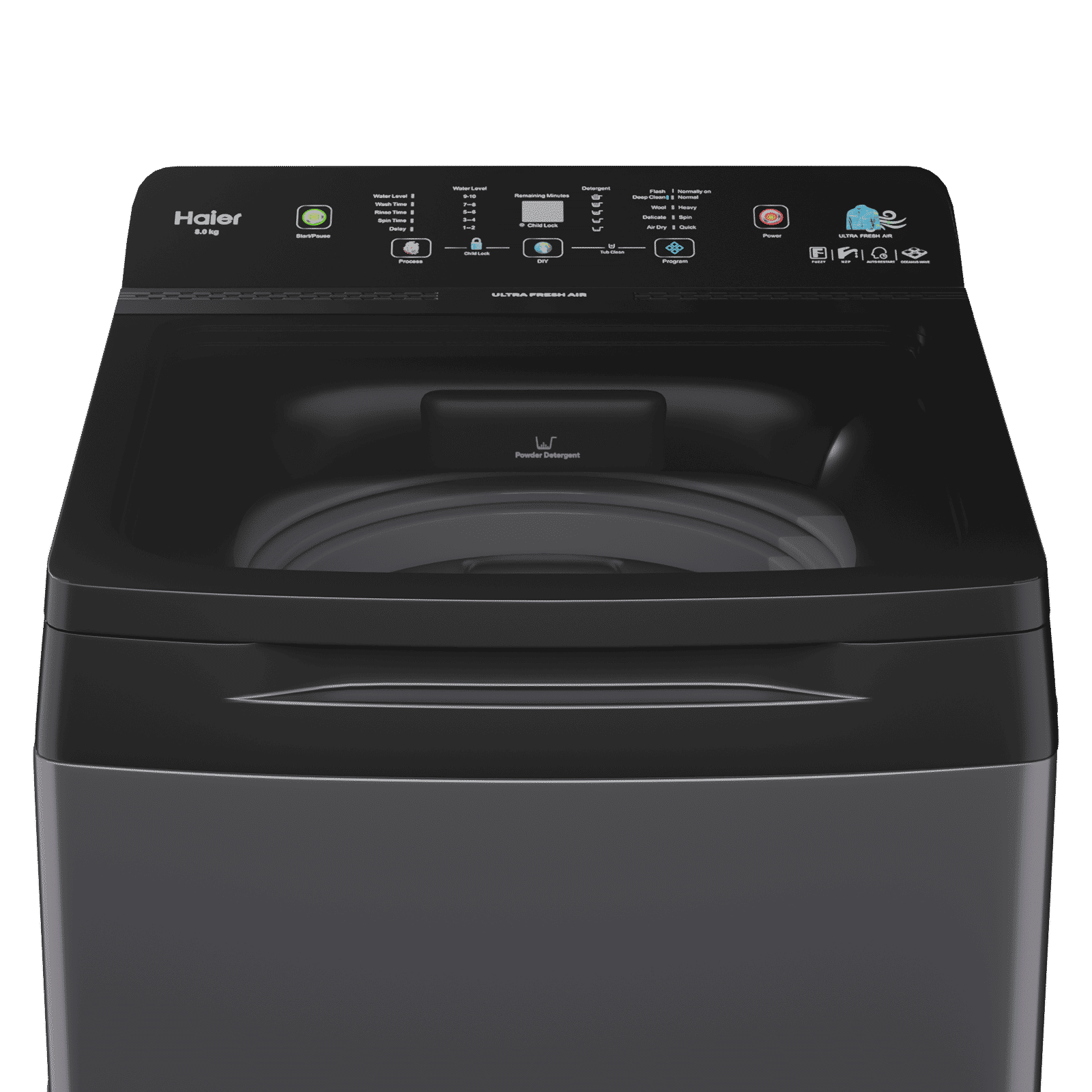 Haier 8 kg 5 Star Fully Automatic Top Load Washing Machine (688, HWM80-688S8, Ultra Fresh Air, Dark jade)_3