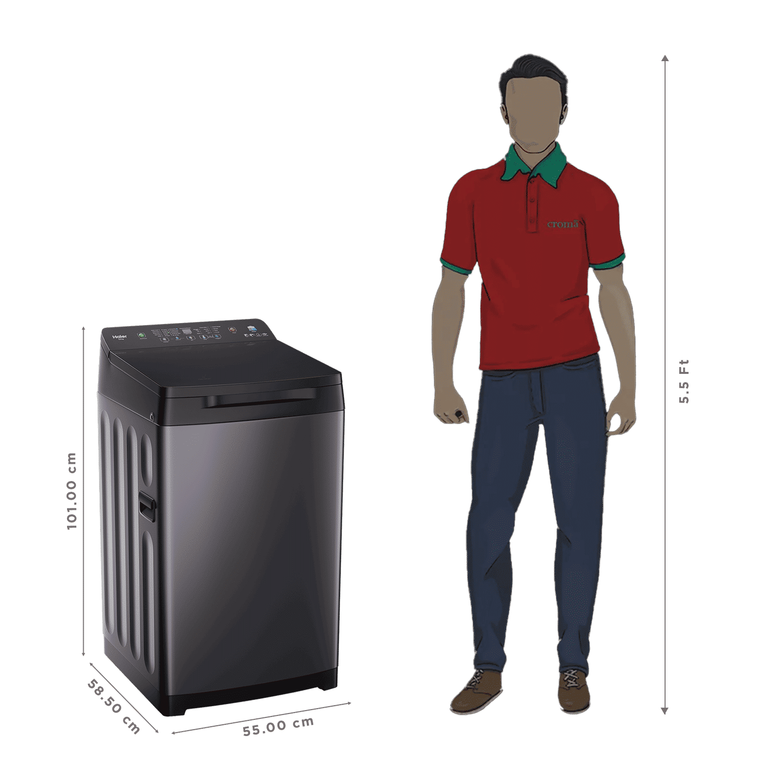Haier 7.5 kg 5 Star Fully Automatic Top Load Washing Machine (Heater 688, HWM75-H688S8, In-built Heater, Dark Jade)_2