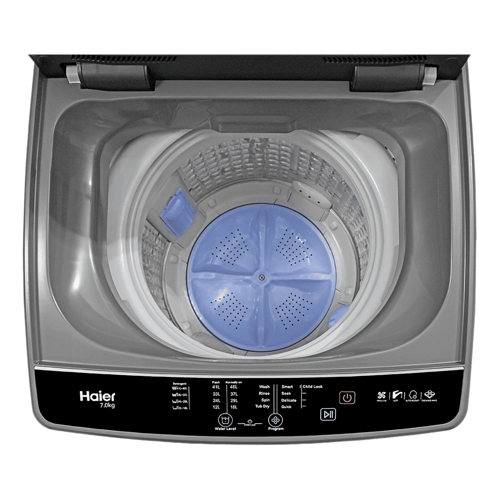 Haier 6.5 kg 5 Star Fully Automatic Top Load Washing Machine (HWM65-306S8, Ultra Fresh Air, Dark Jade Silver)_8