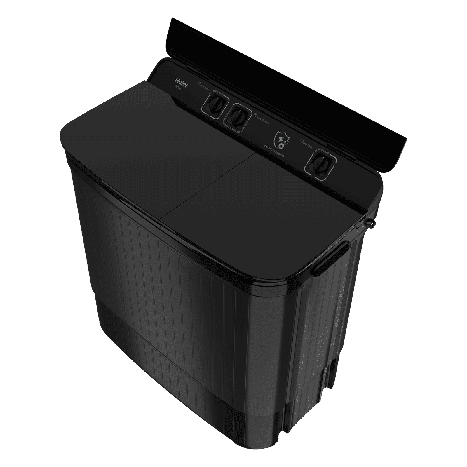 Haier 12 kg 5 Star Semi Automatic Washing Machine with Magic Filter (178, HTW120-178BK, Black)_10