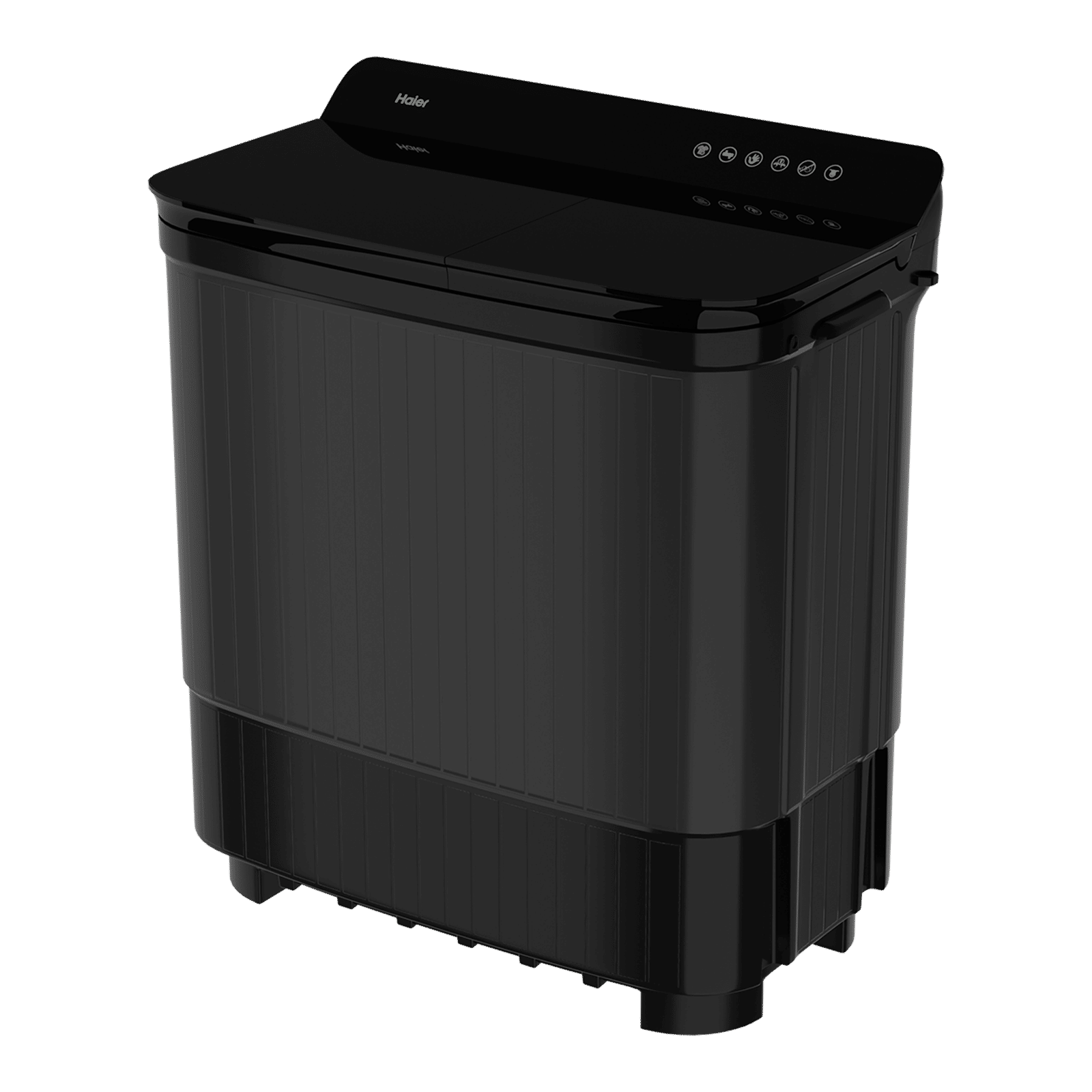 Haier 12 kg 5 Star Semi Automatic Washing Machine with Magic Filter (178, HTW120-178BK, Black)_4