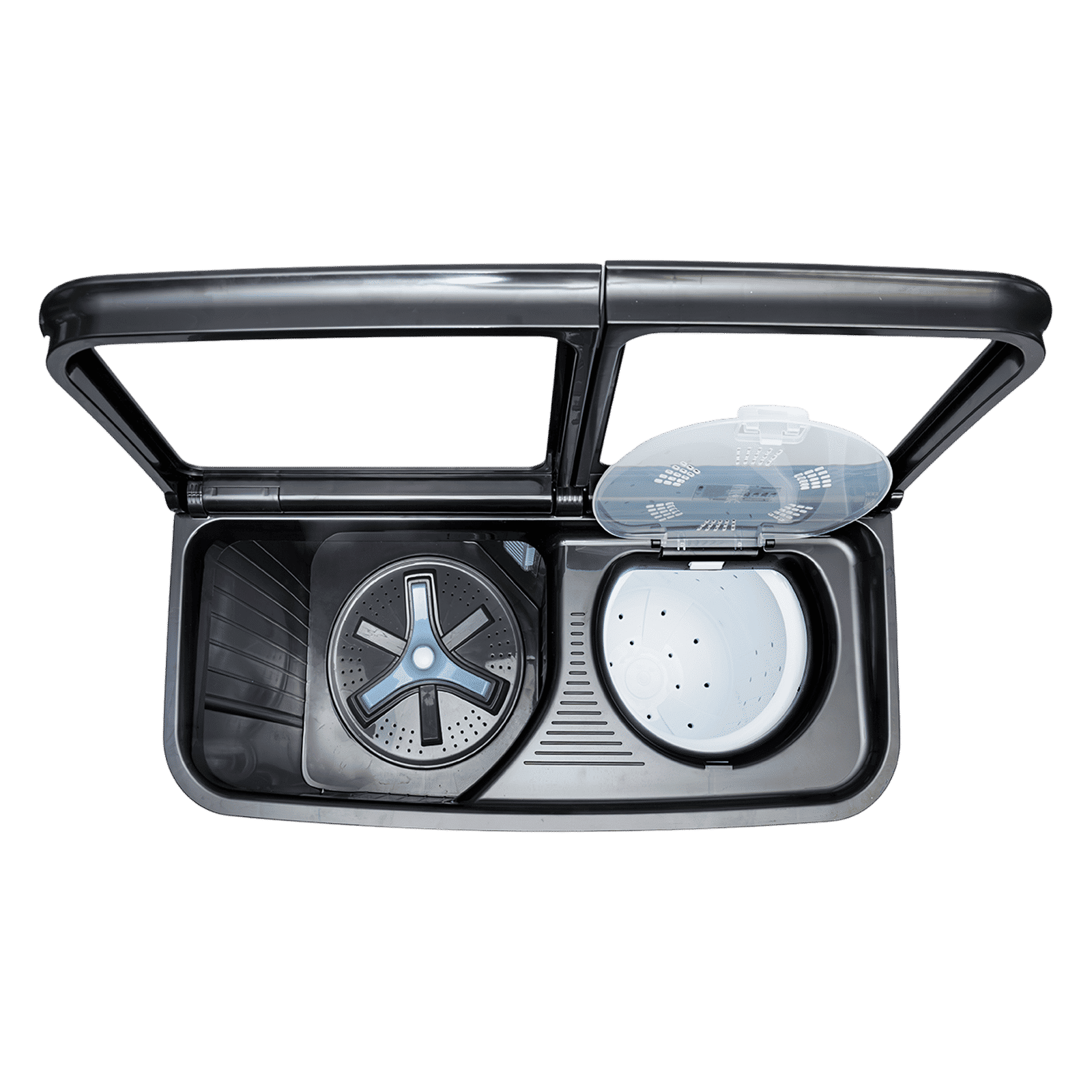 Haier 12 kg 5 Star Semi Automatic Washing Machine with Magic Filter (178, HTW120-178BK, Black)_5